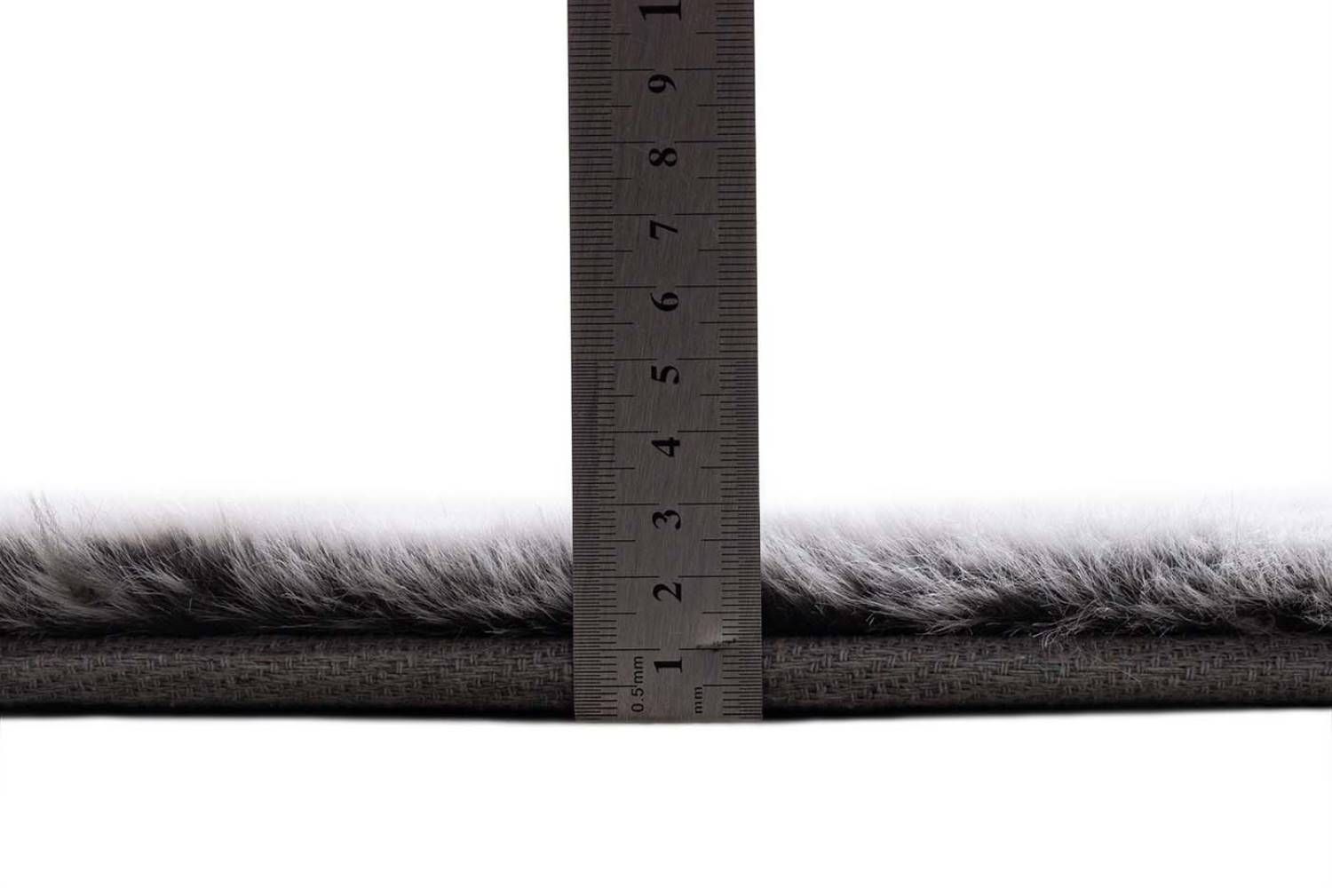 Teppich FURRY silber