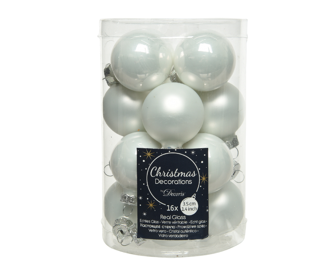 Weihnachtskugel-Box WINTERWEISS
