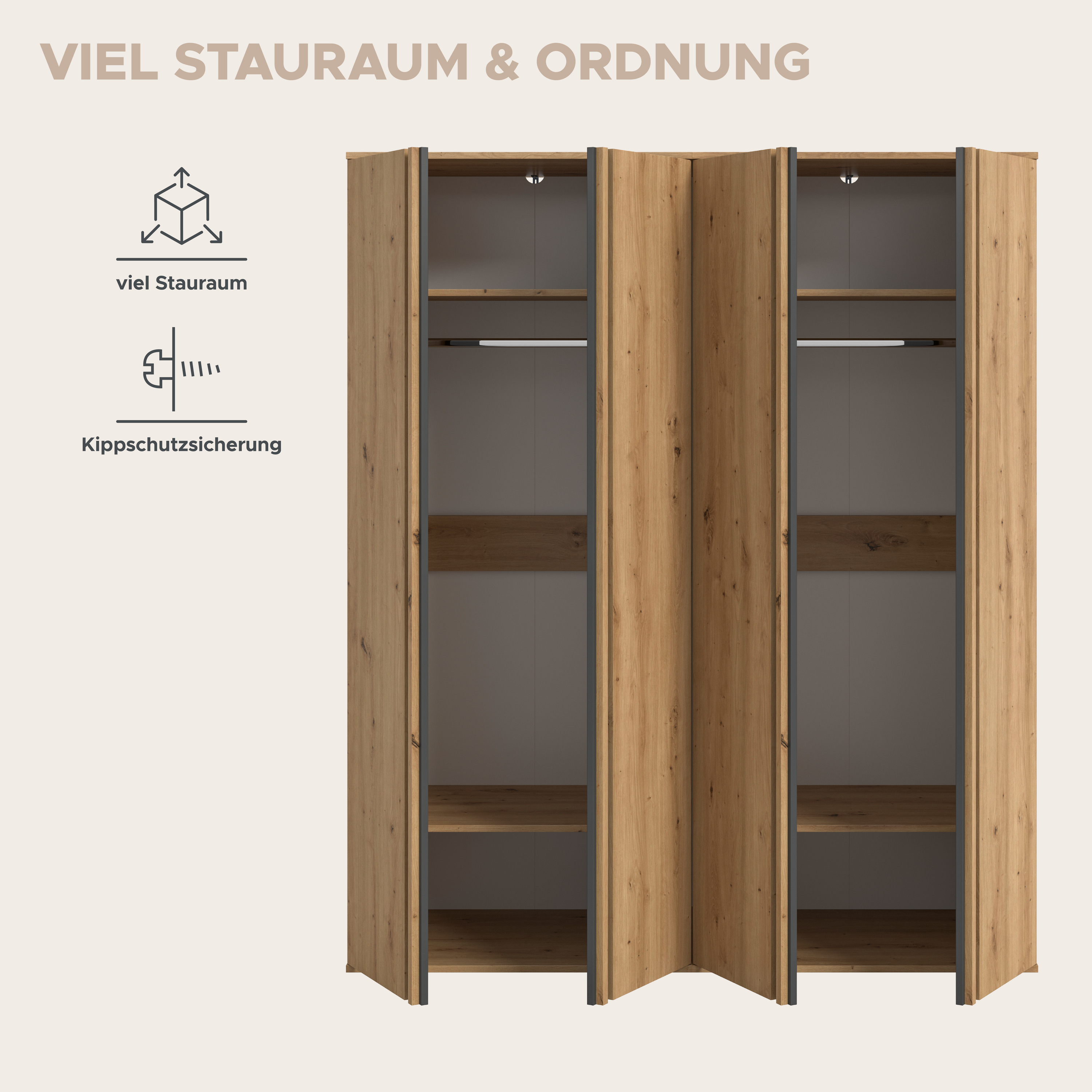 Kleiderschrank TOFTA