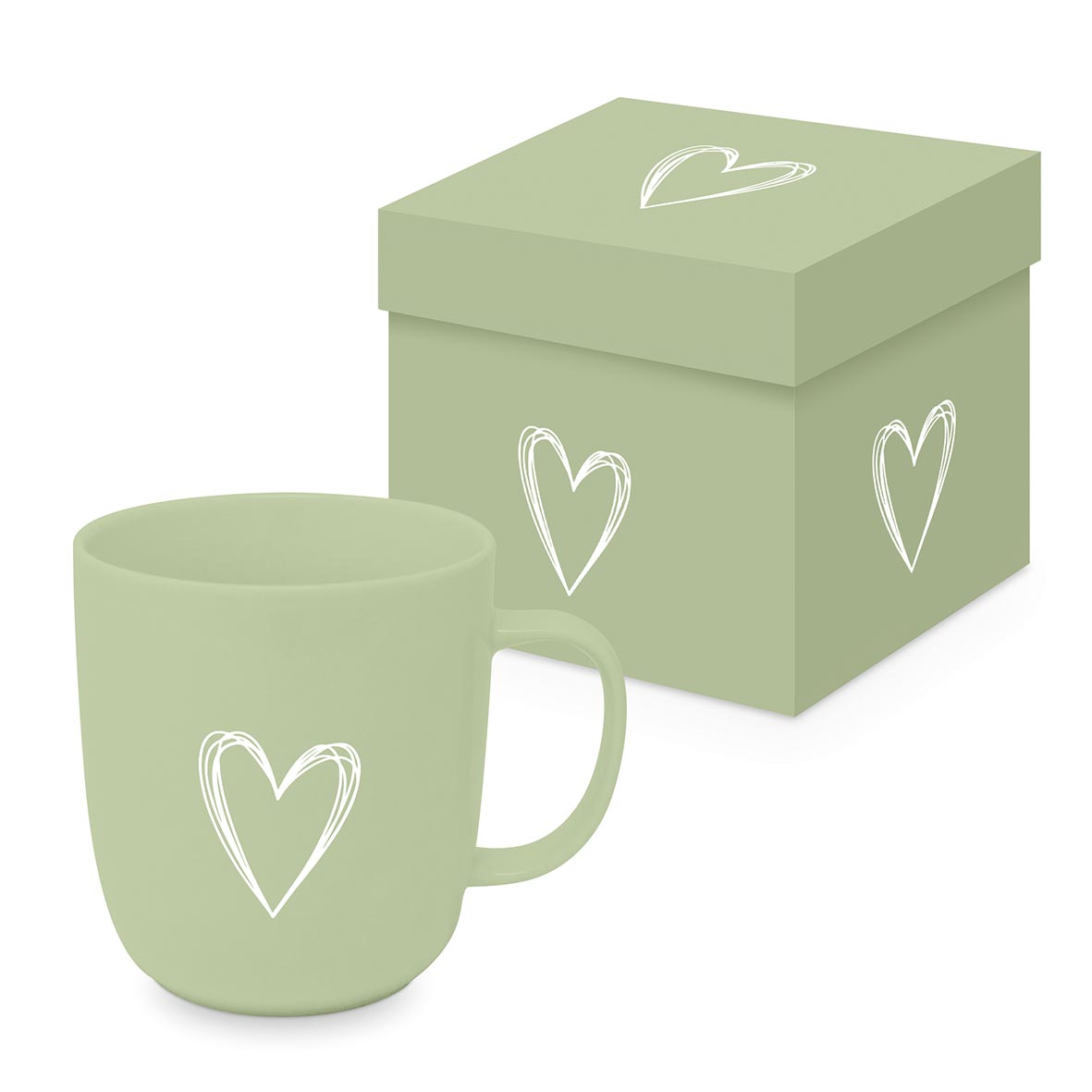 Henkelbecher HEART GREEN