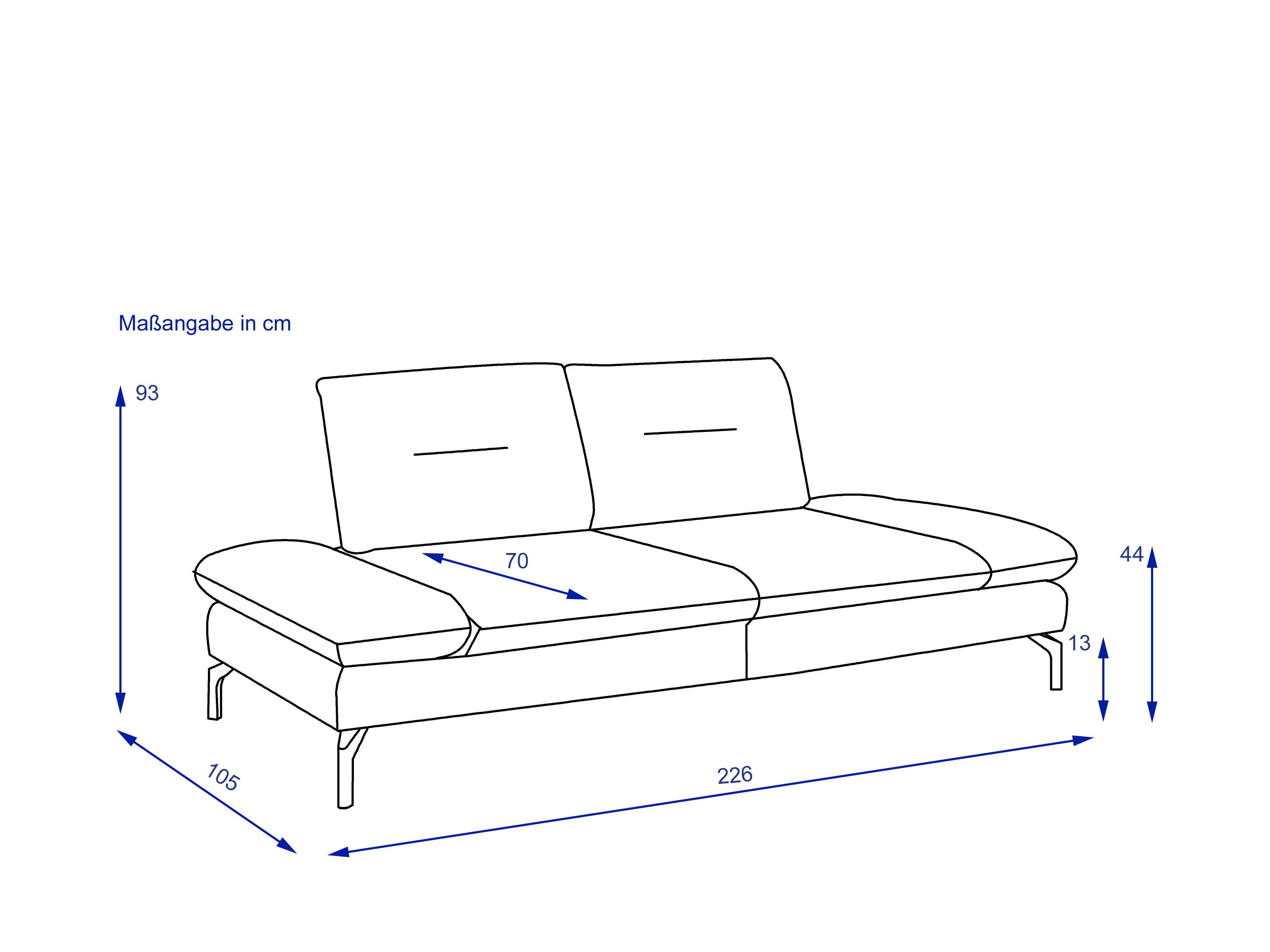 Sofa 2,5 Sitzer PACIFIC