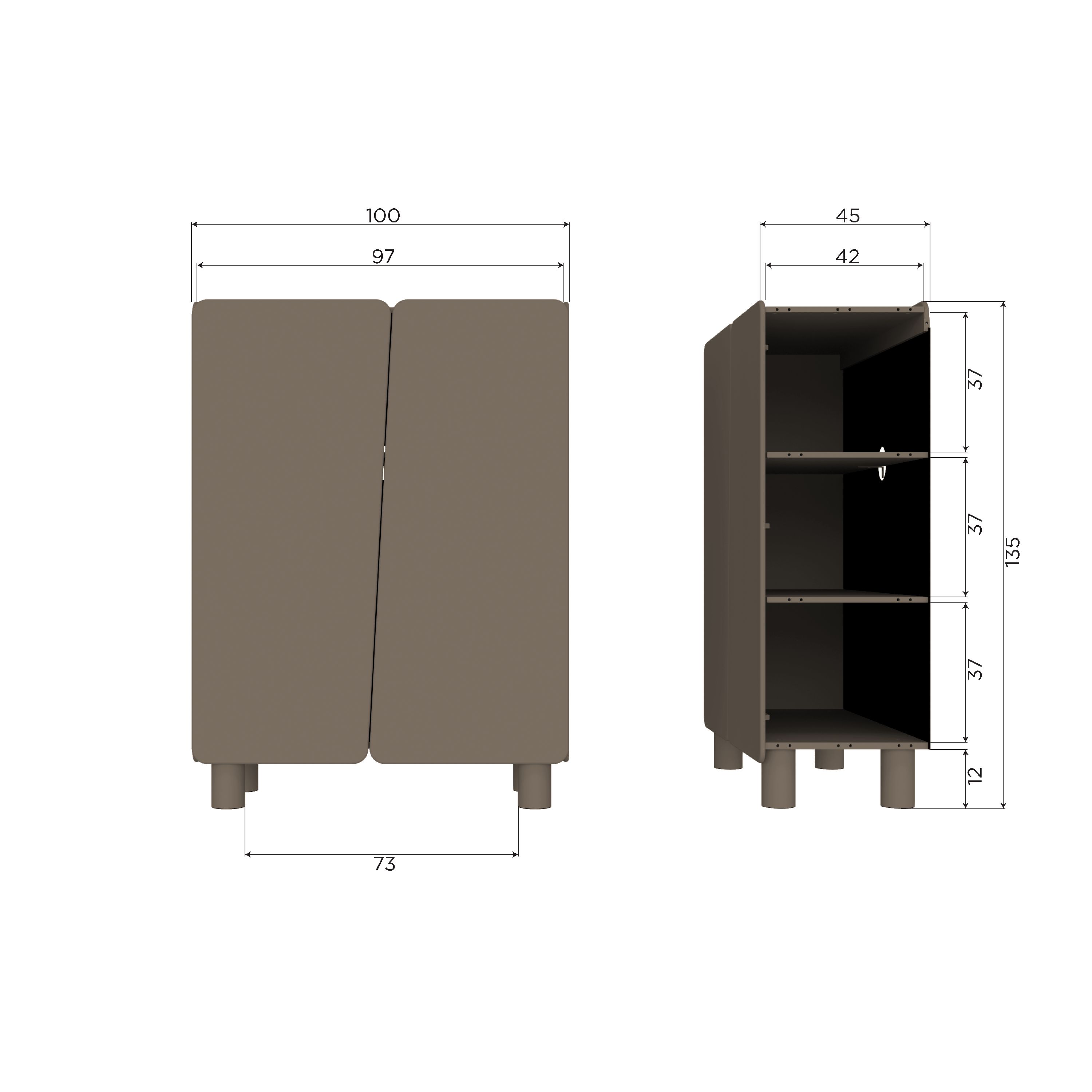 Highboard MOUTIQUE AMOUR