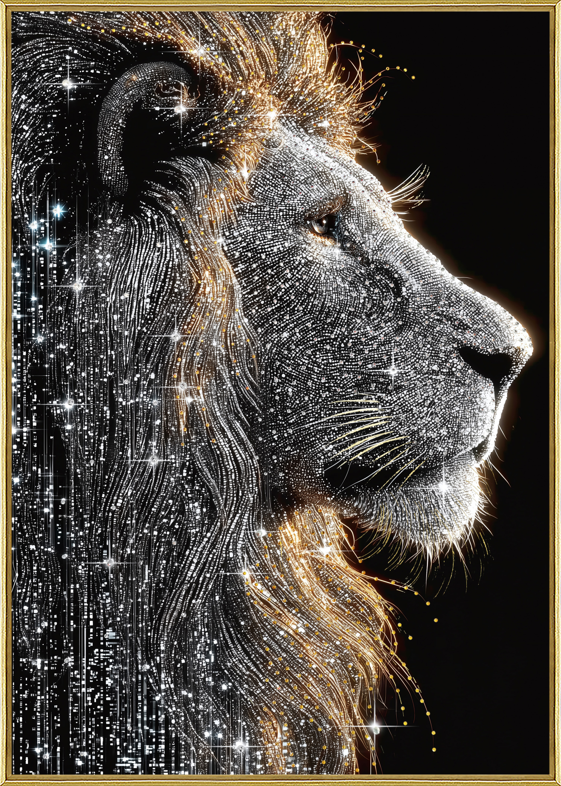 Glasbild