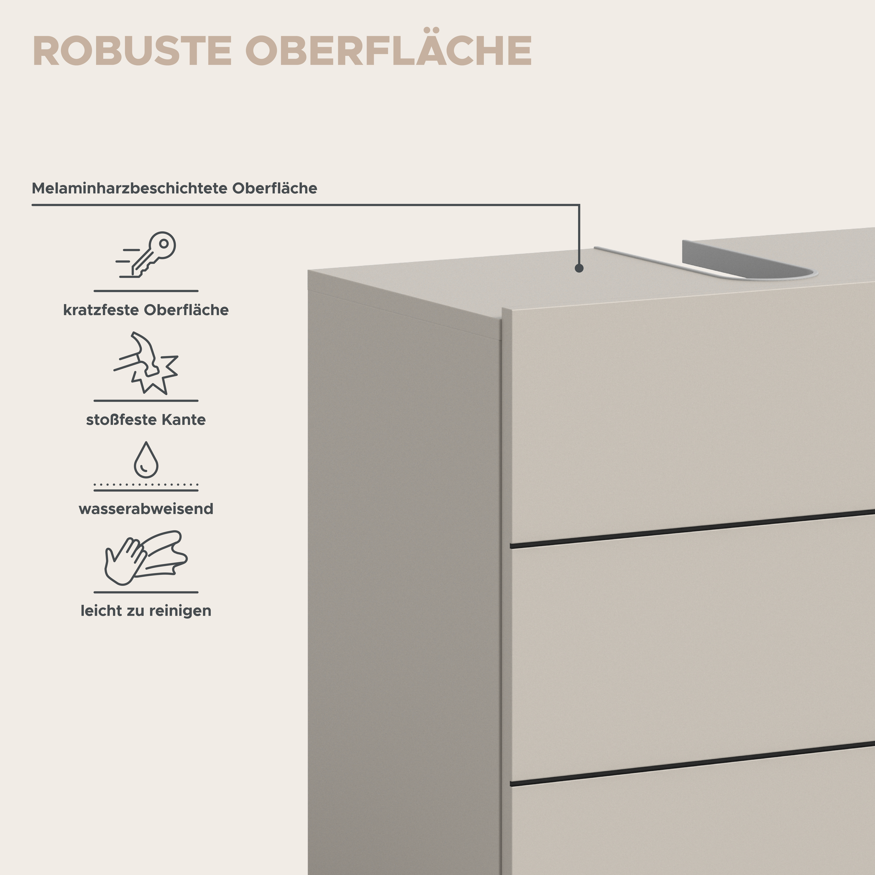 Waschbeckenunterschrank VIRA
