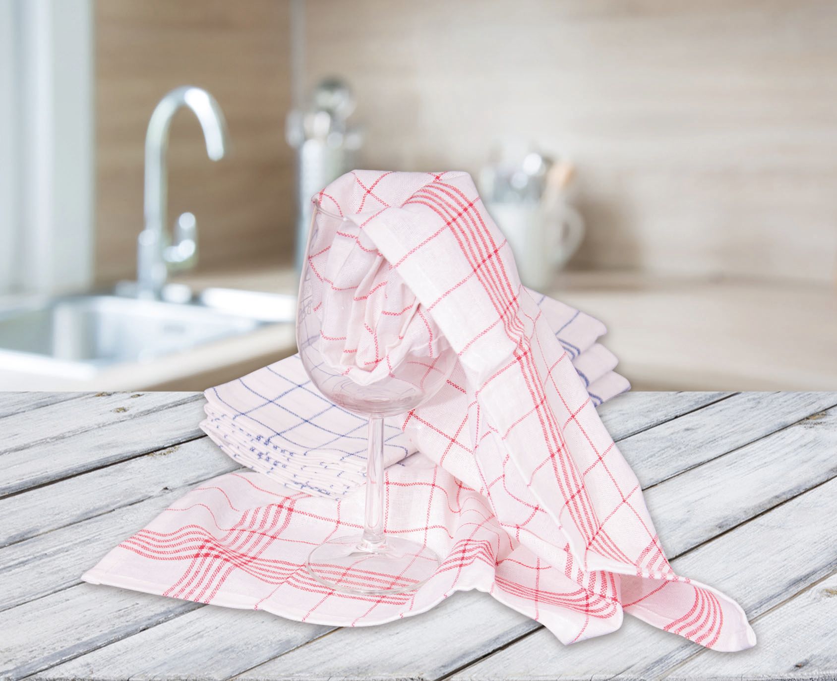 Geschirrtuch-Set PLAID