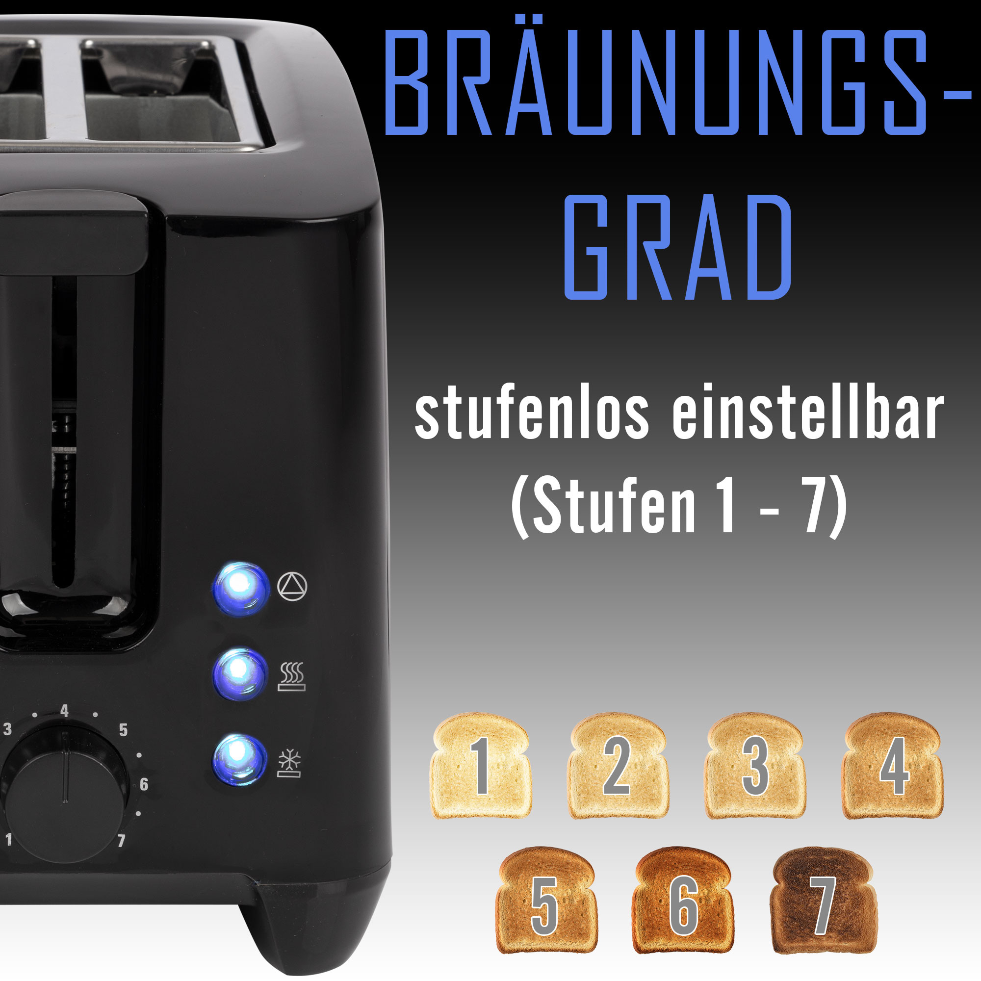Toaster BLACK