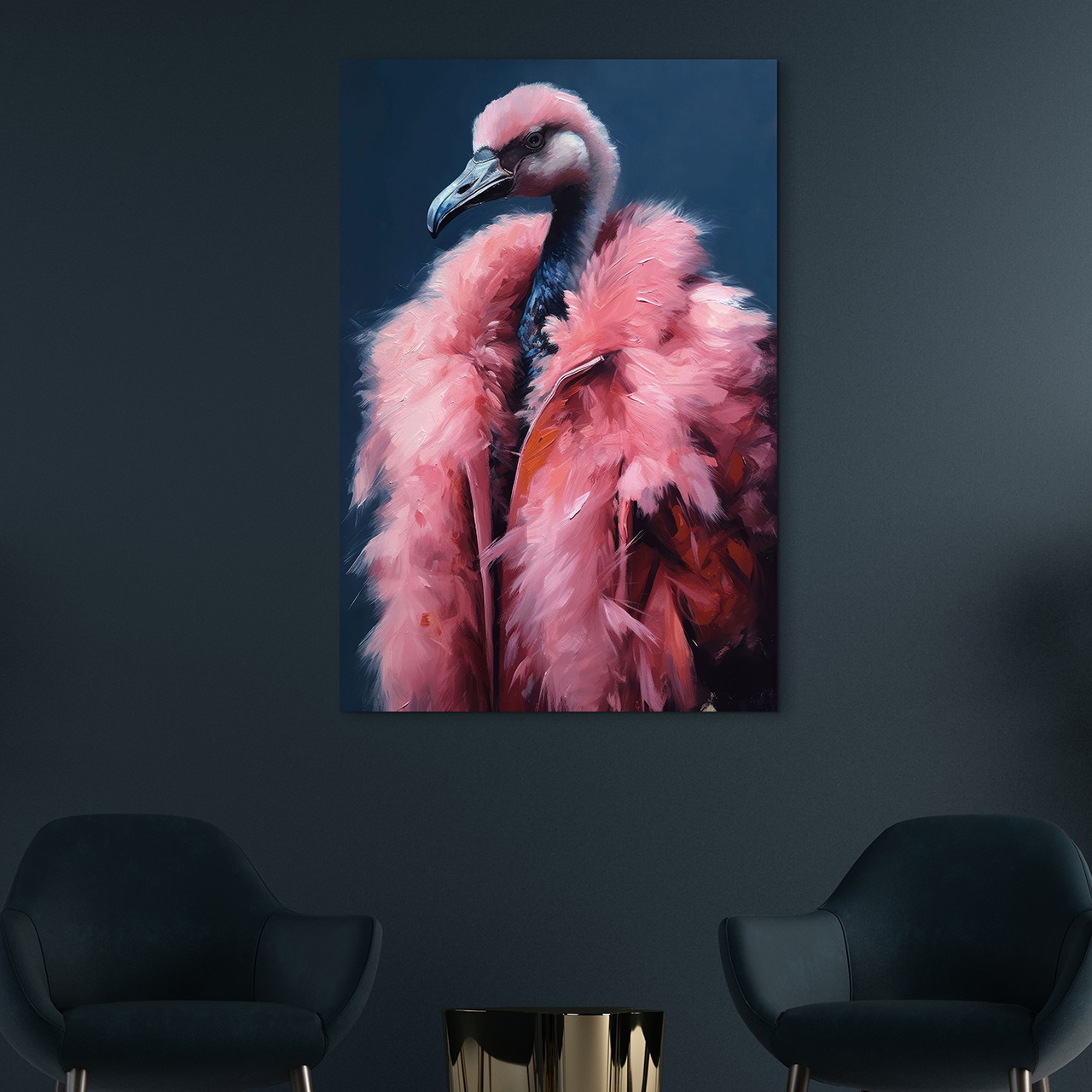 Glasbild GLAMOROUS PINK