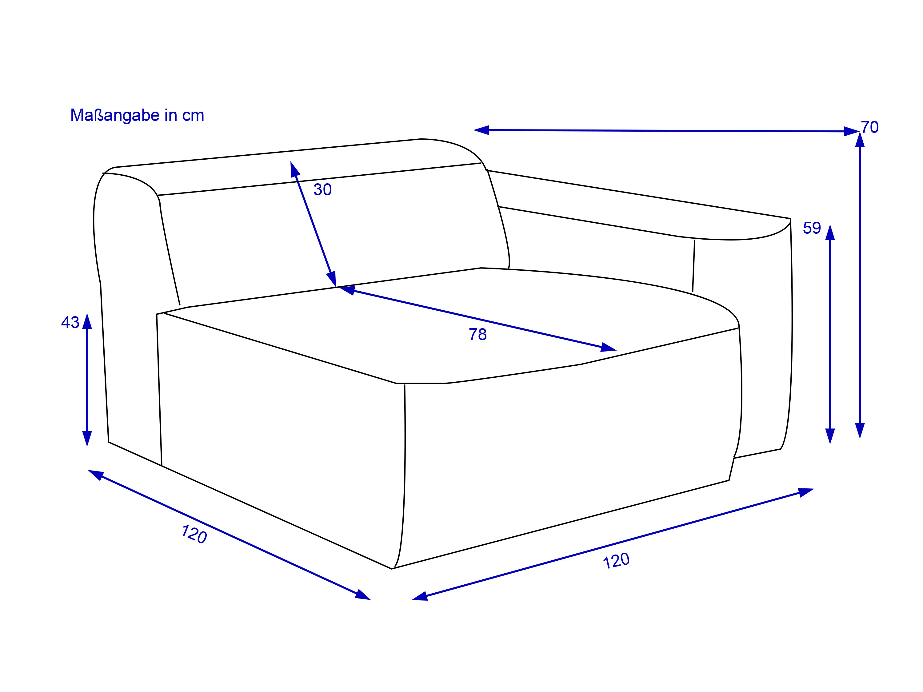 Sofaelement SANSIBAR OSTERBAK