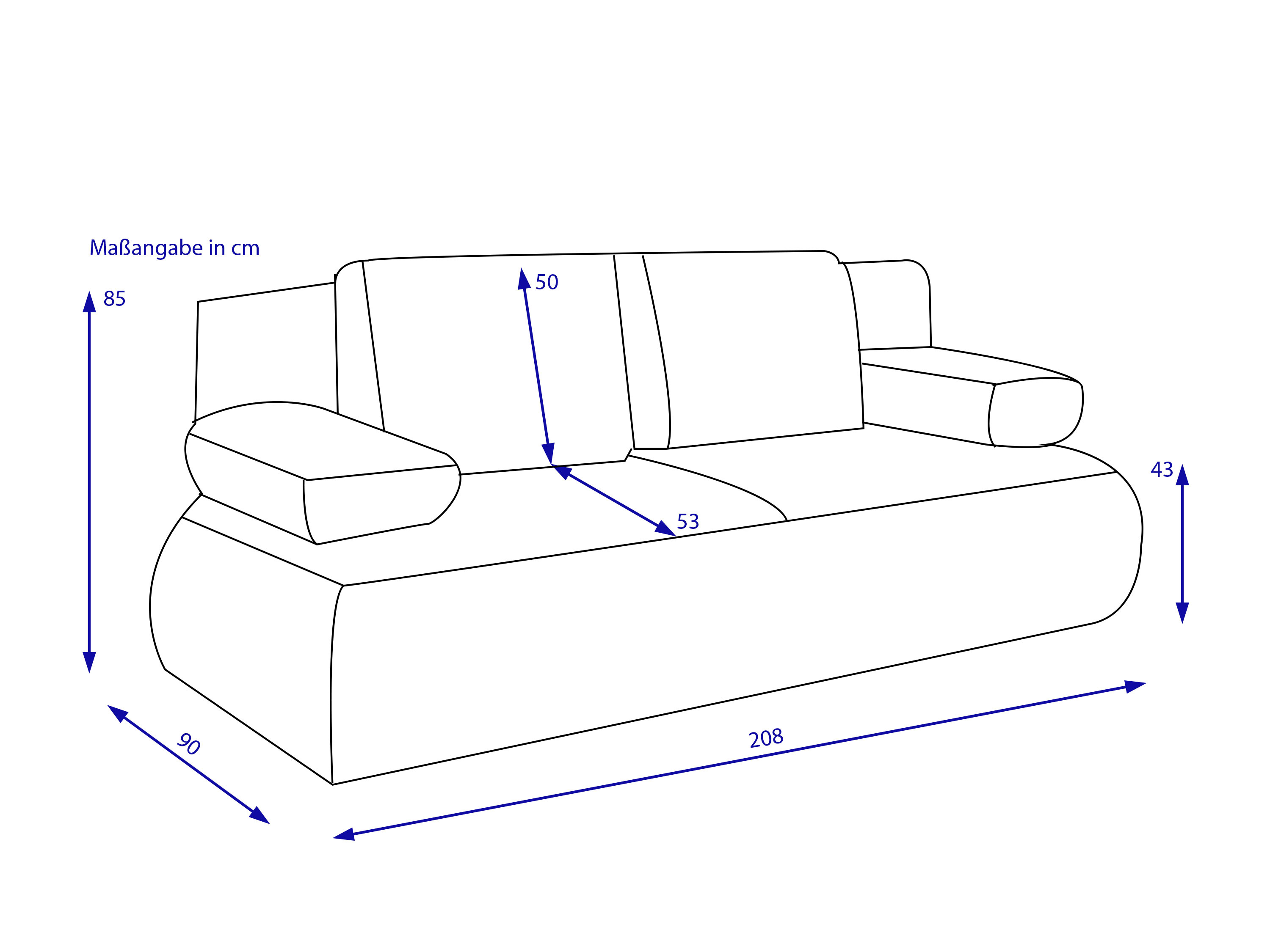 Schlafsofa Elastoform RACHA