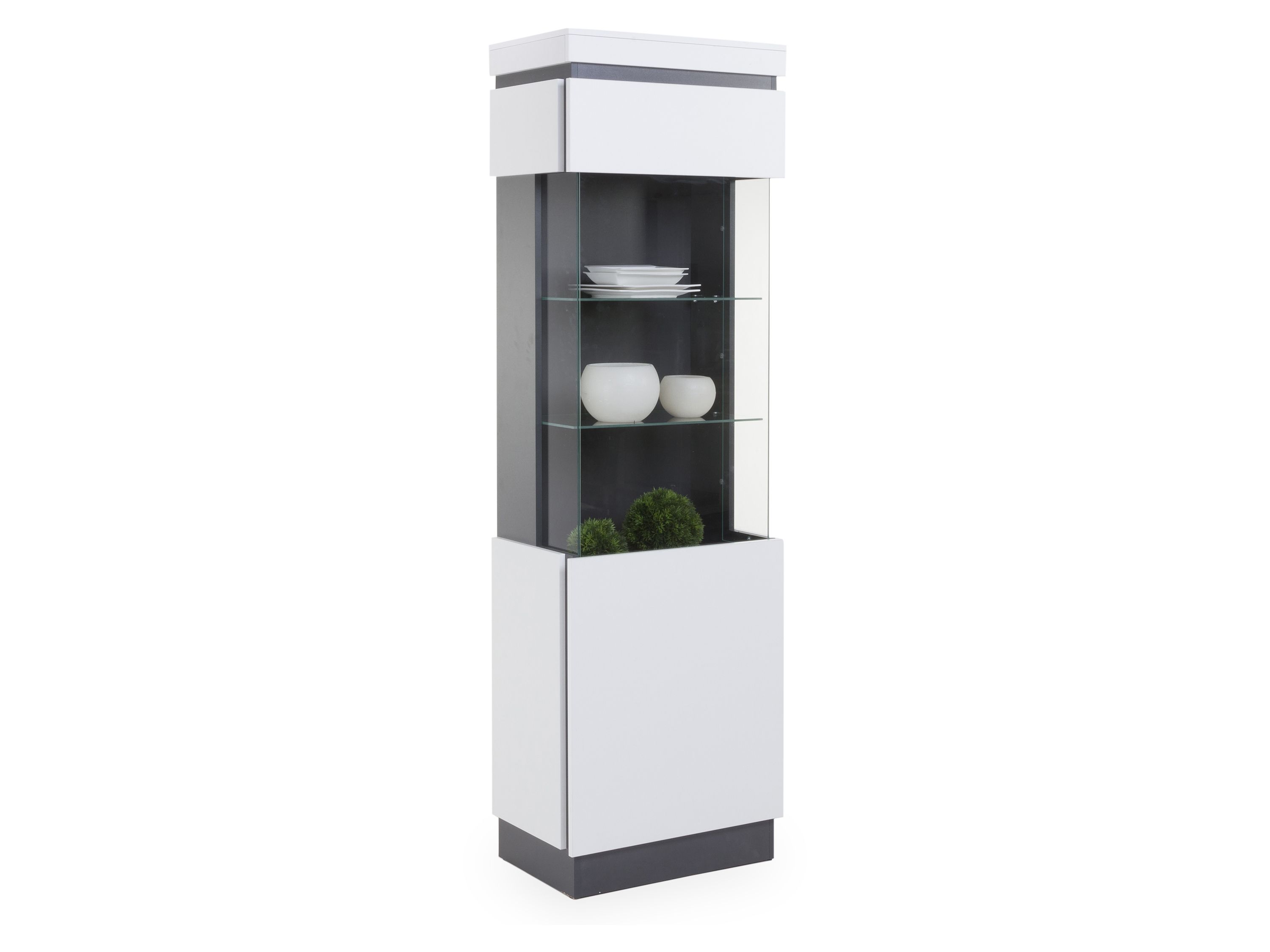 Vitrine ASMUS weiß