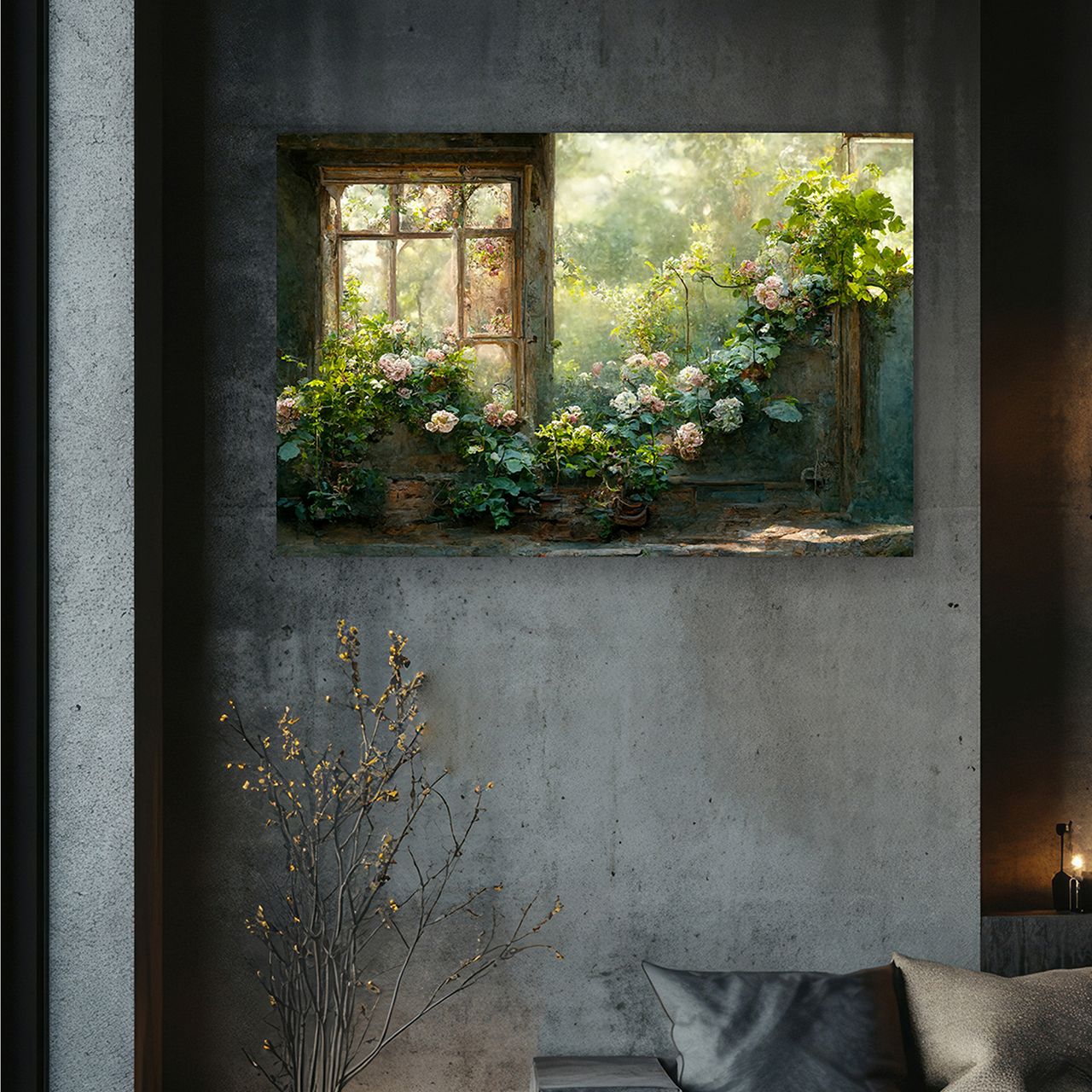 Acrylglasbild ROMANTIK GARTEN