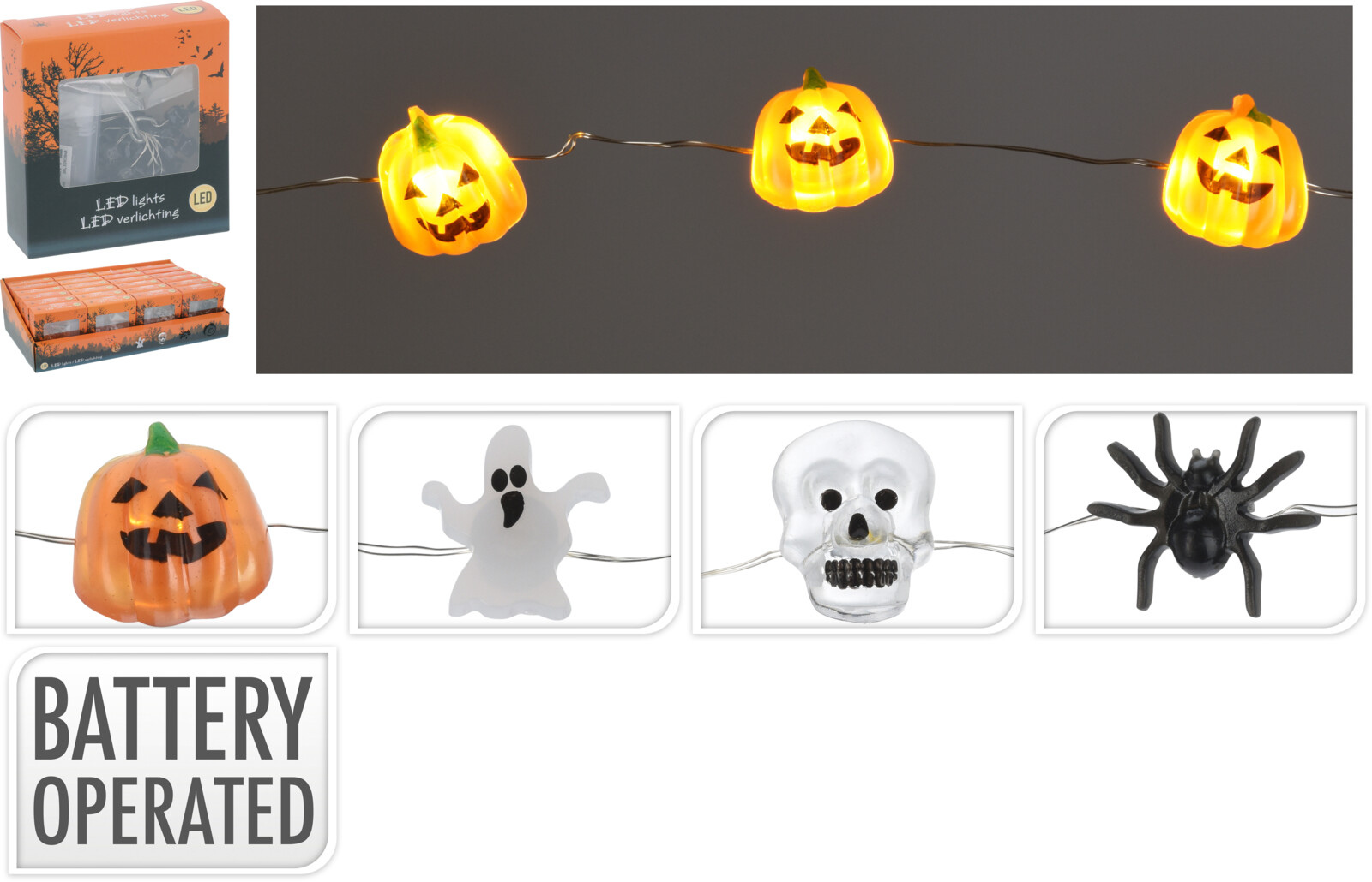 Lichterkette LED HALLOWEEN