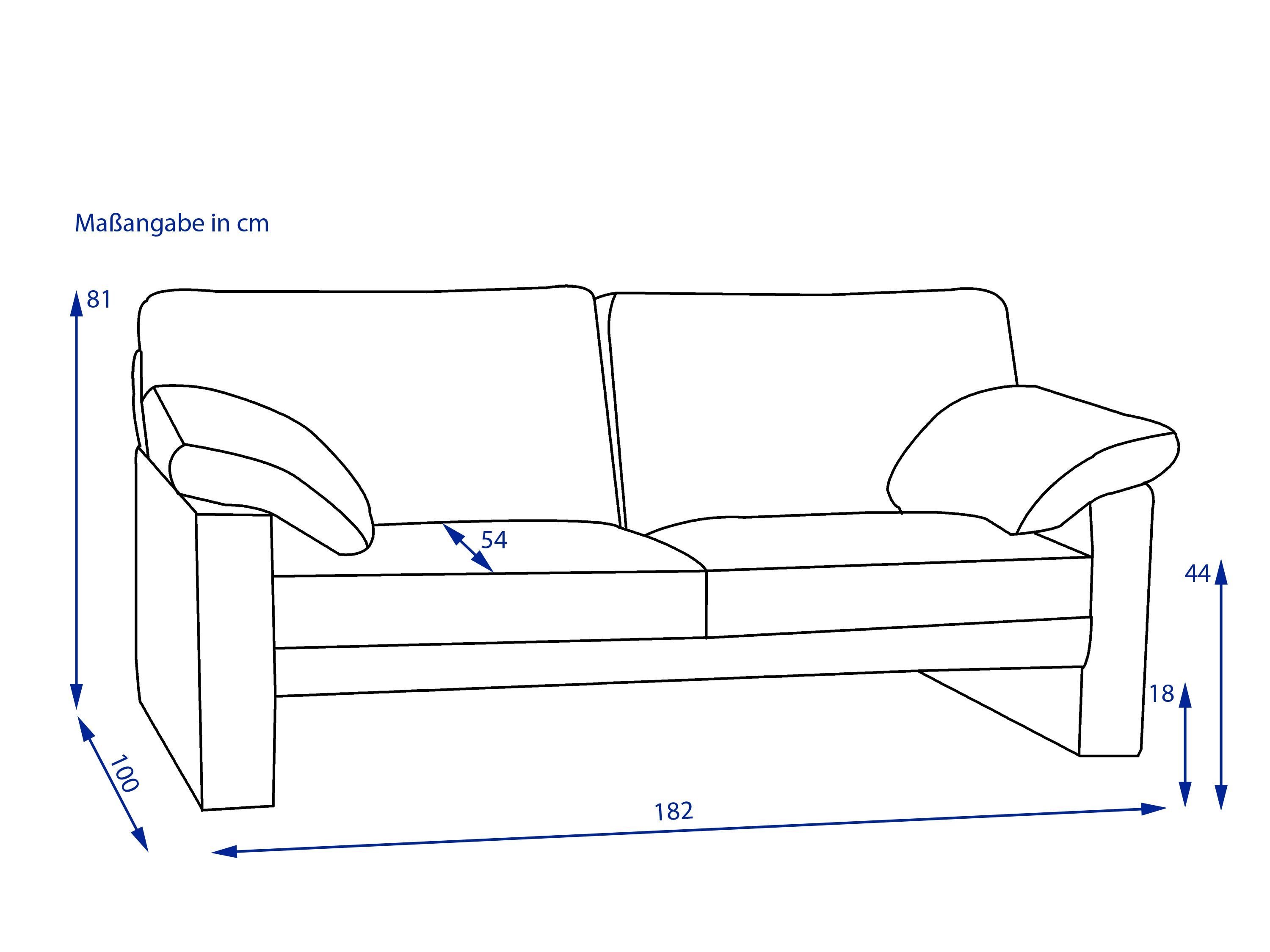 Sofa erpo 2,5 Sitzer CLASSICS 300