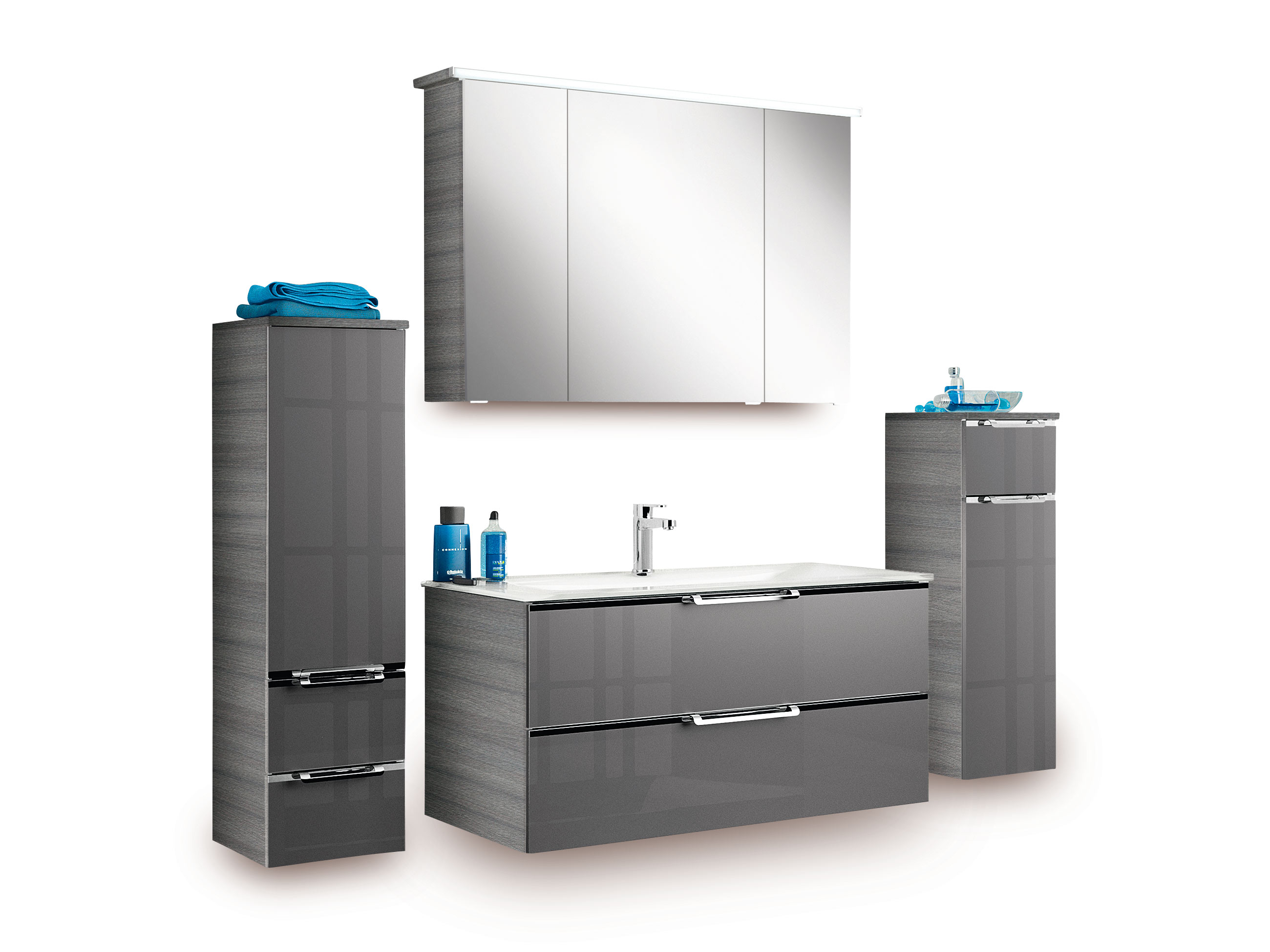 Badunterschrank Aquarell Trentino