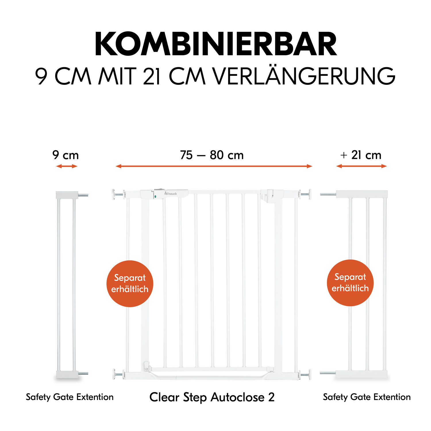 Türgitterverlängerung hauck 9cm