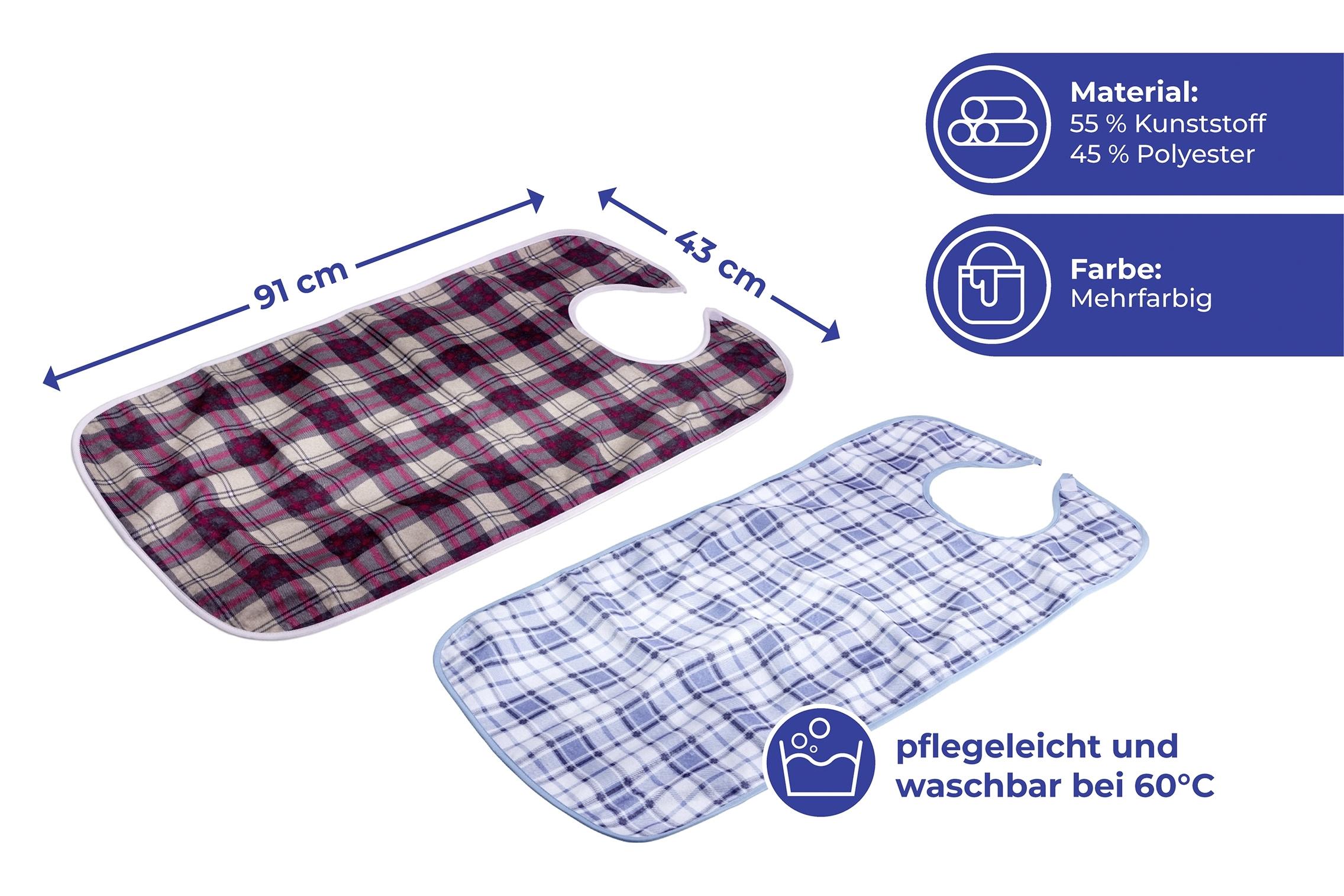 Speiseschürze 2er Set