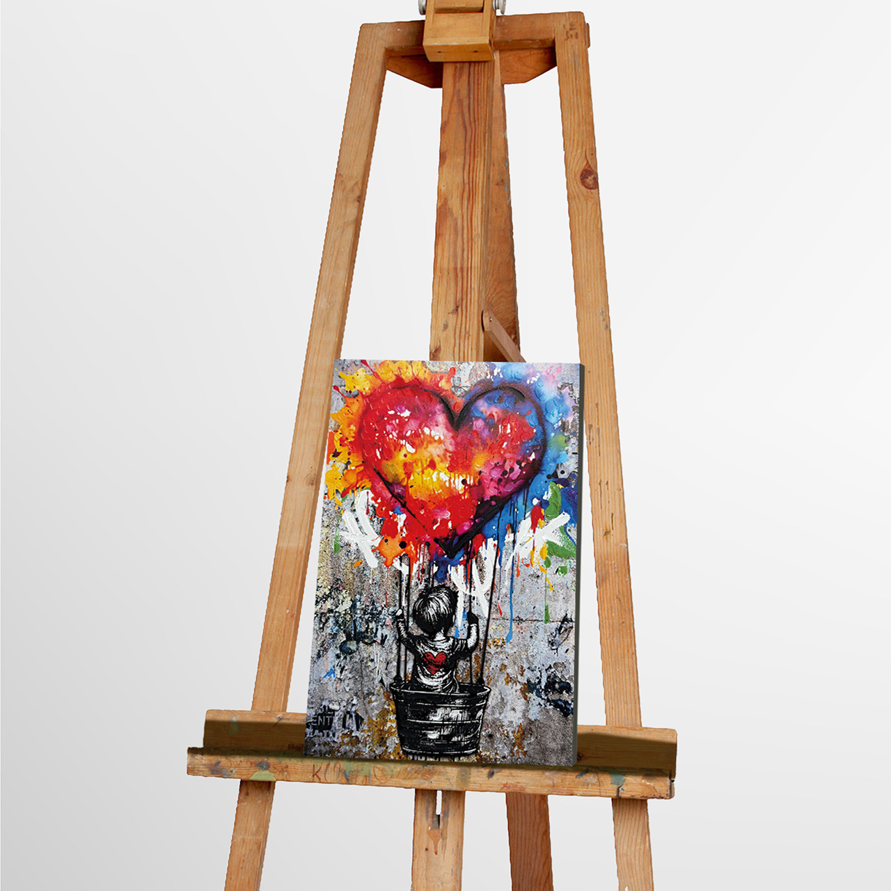 Keilrahmenbild LOVE BALLOON