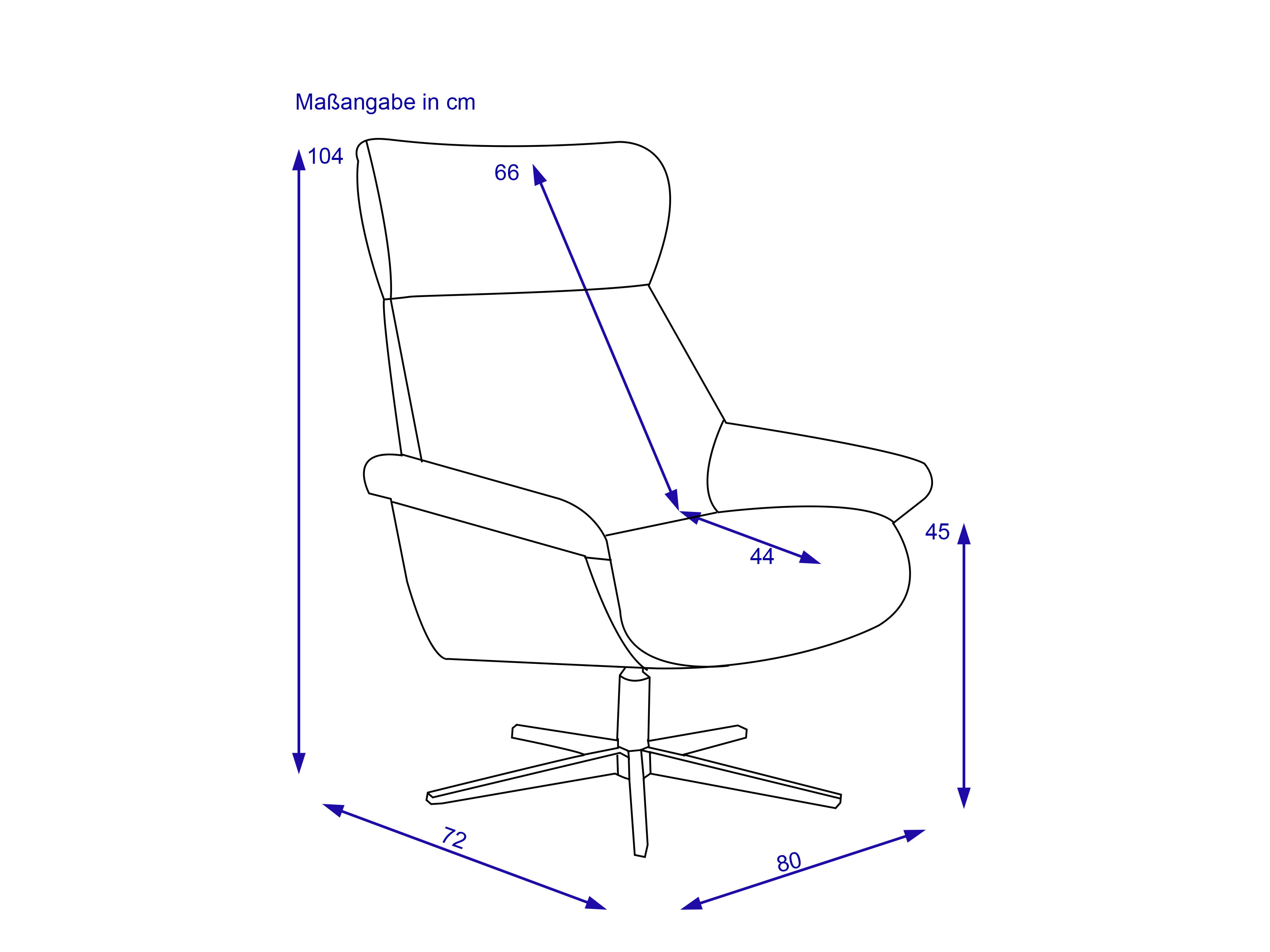 Sessel HARPER ALBOX