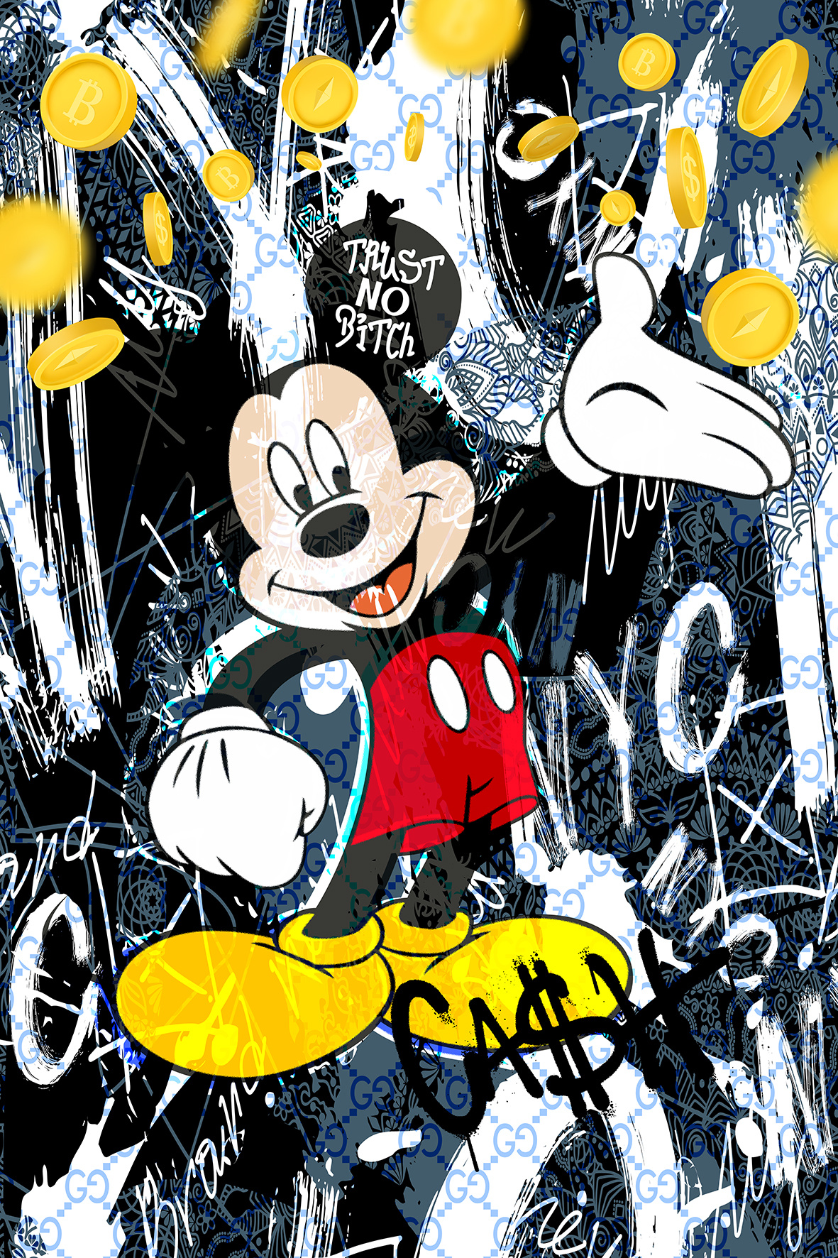Acrylglasbild Graffiti