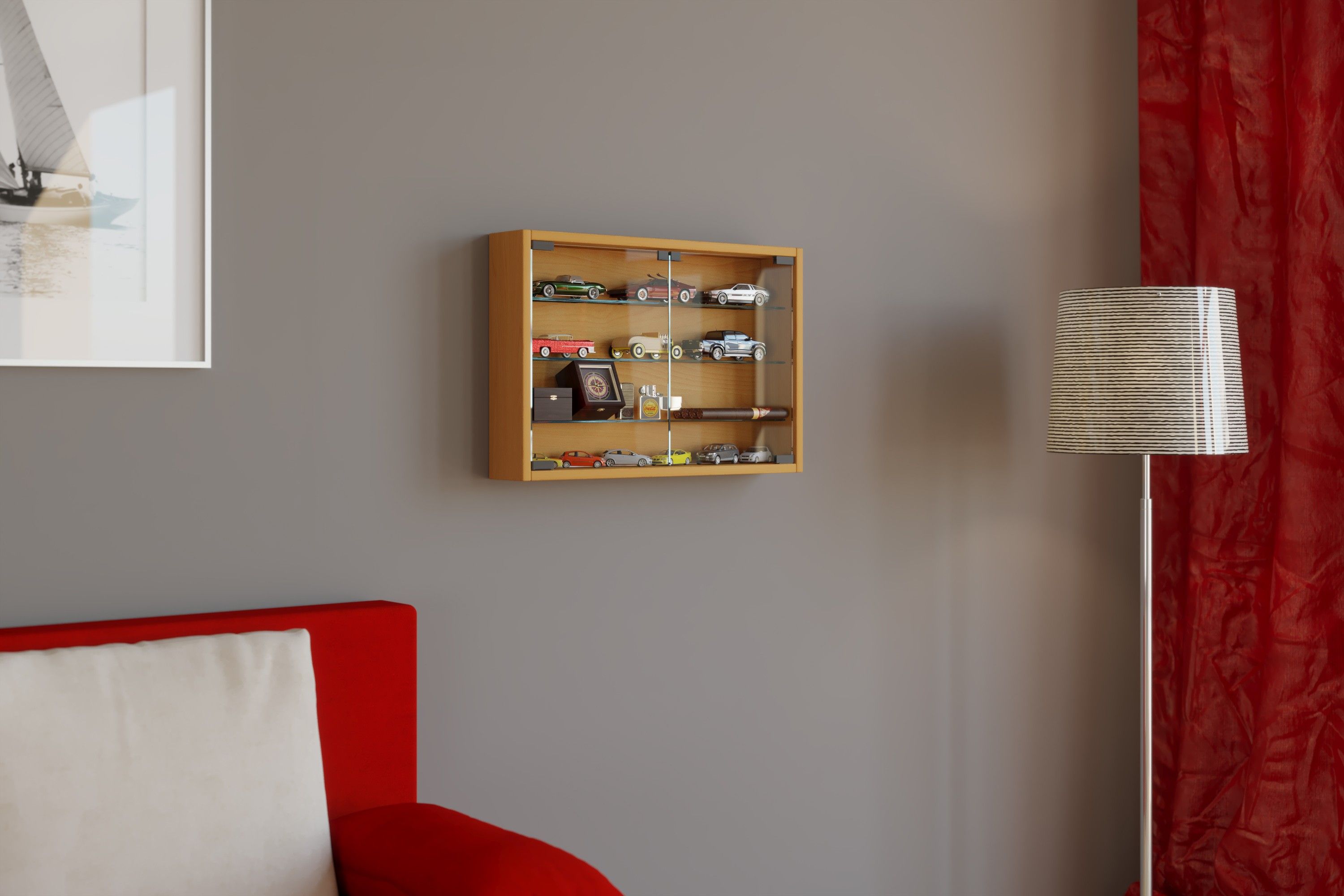 Wandvitrine MANDOSA M