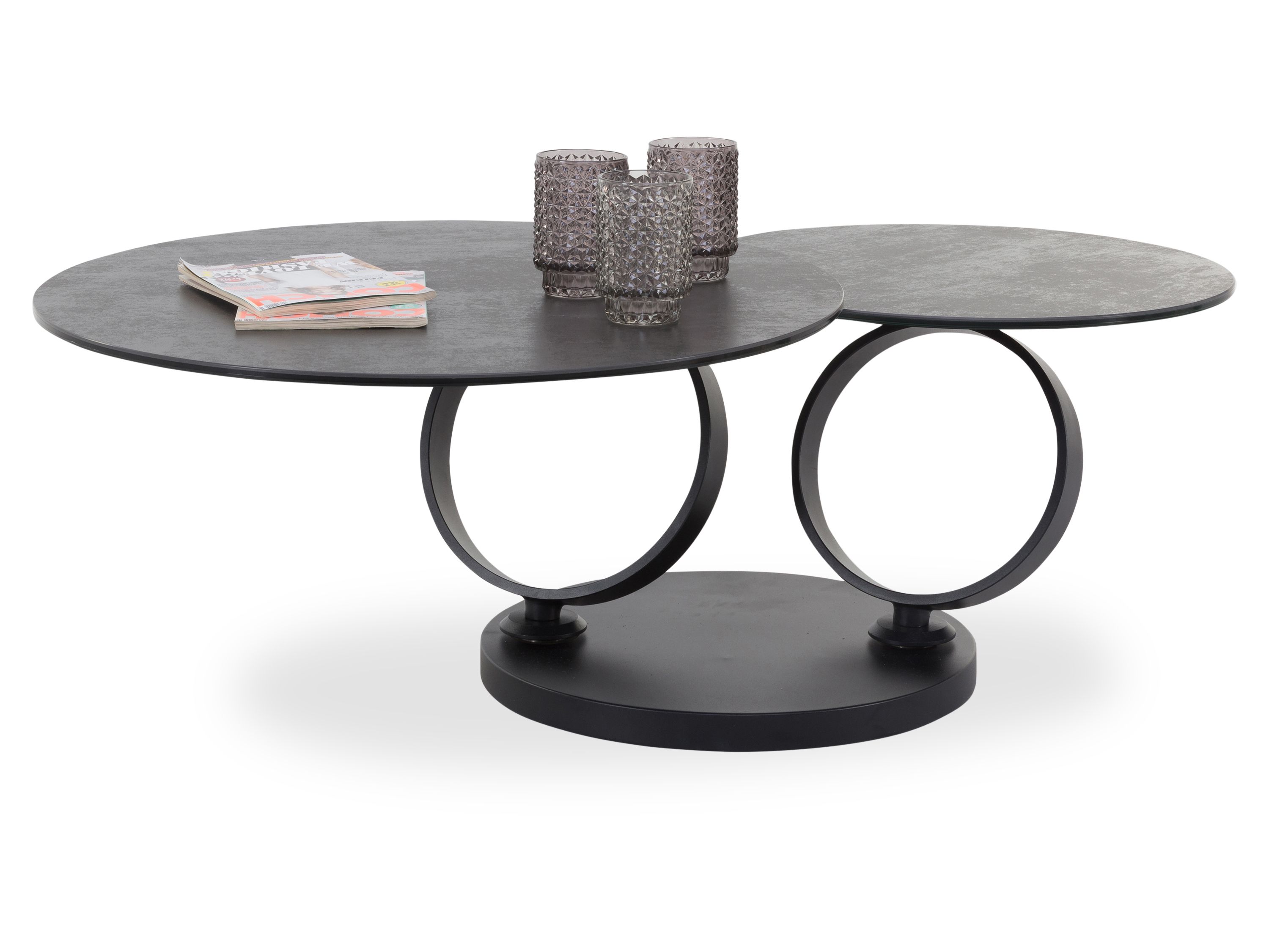 Couchtisch EOLIA BLACK DOUBLE