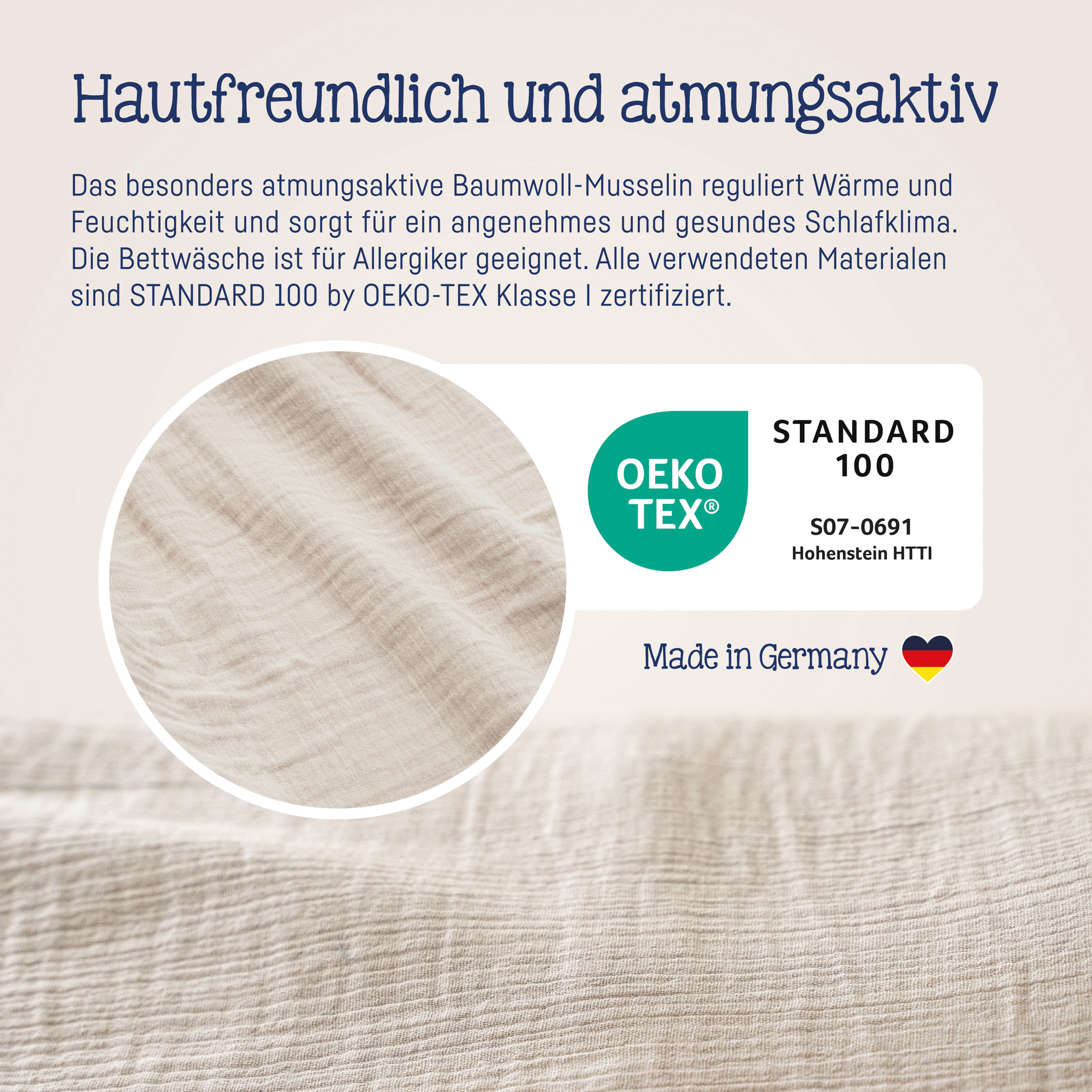 Bettwäsche ZÖLLNER Musselin
