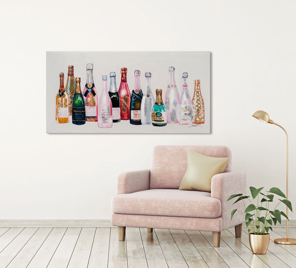 Keilrahmenbild SEKTPARTY I