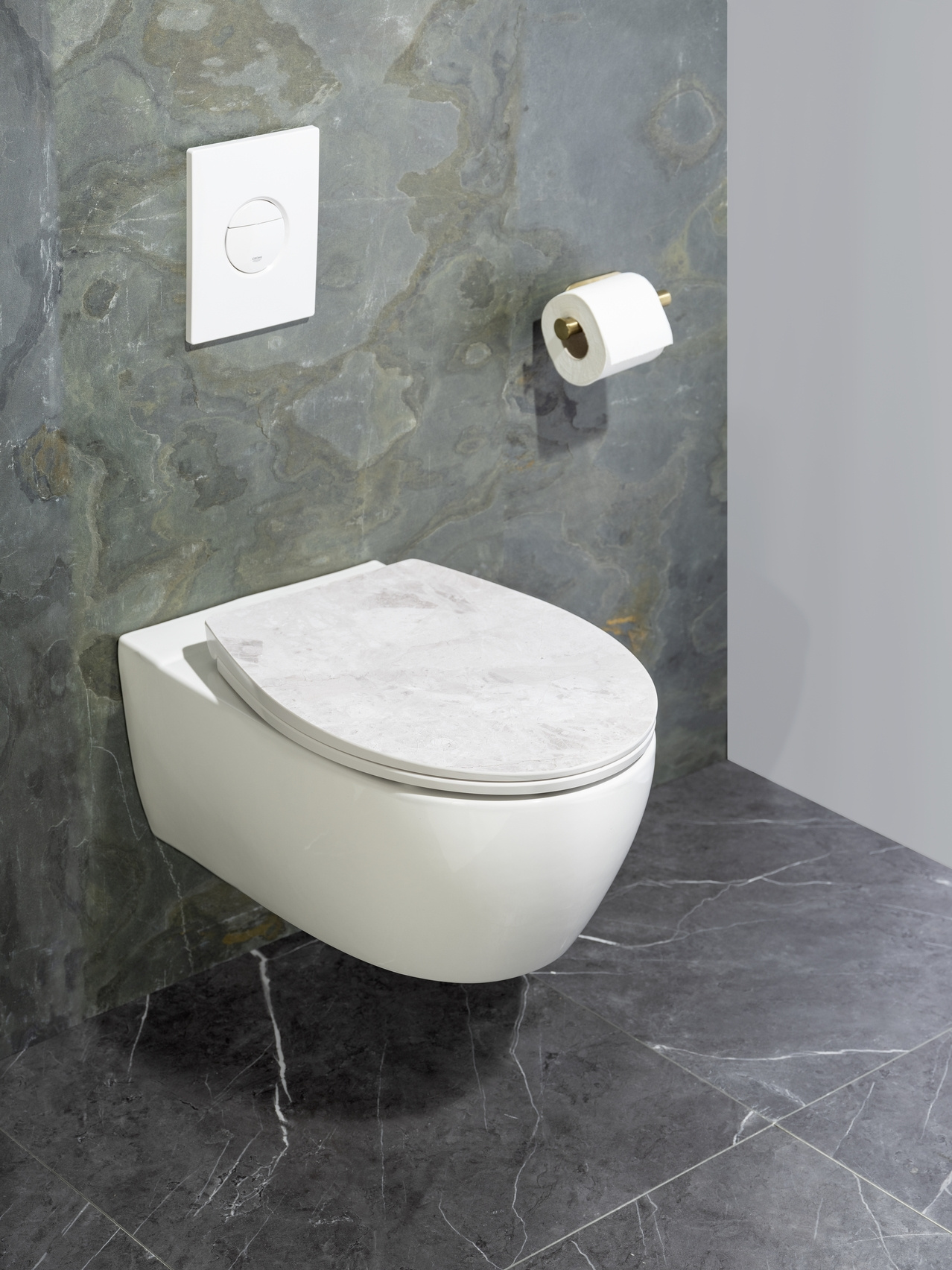 WC-Sitz WHITE MARBLE