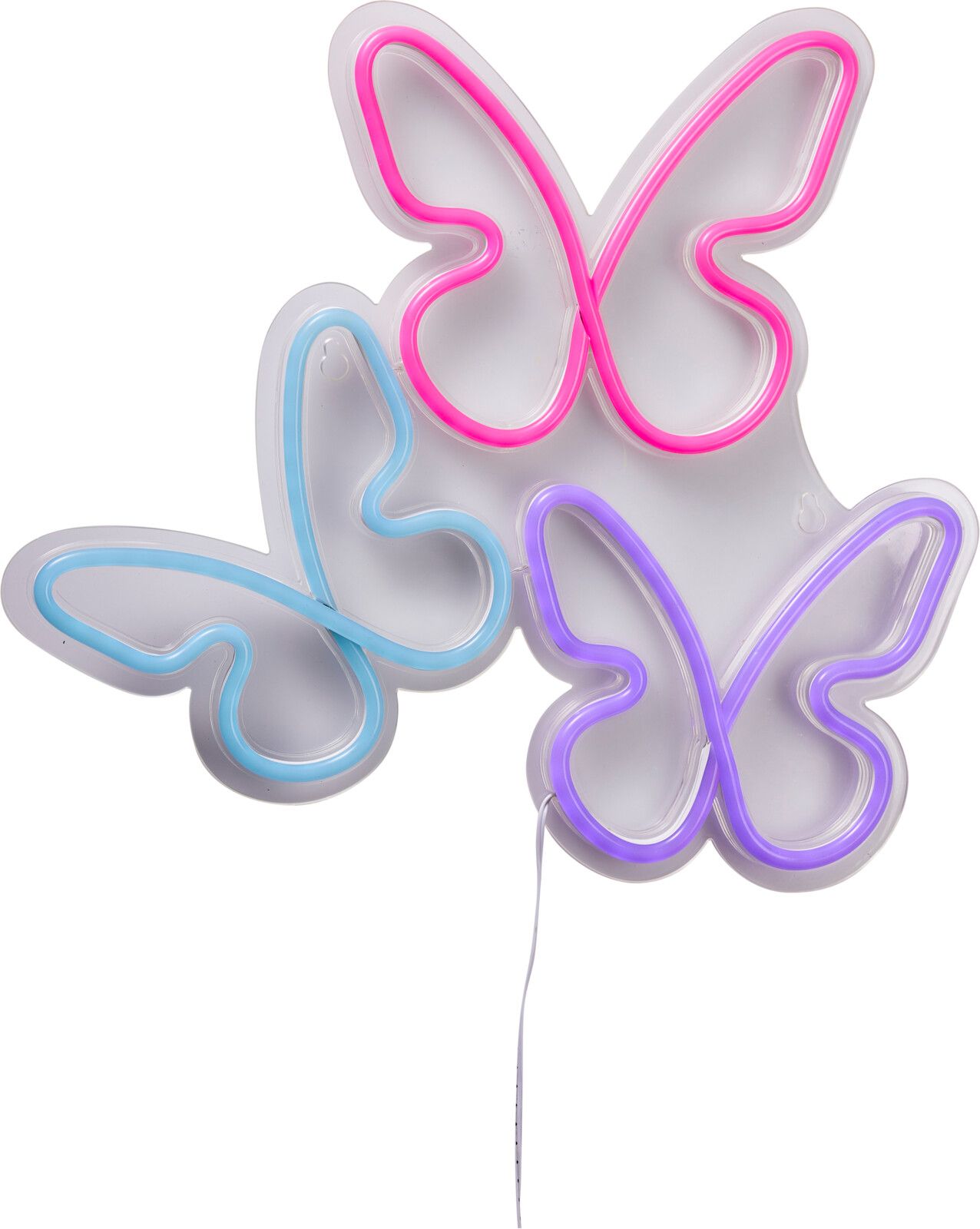 Wanddeko FLOWER/BUTTERFLY LED