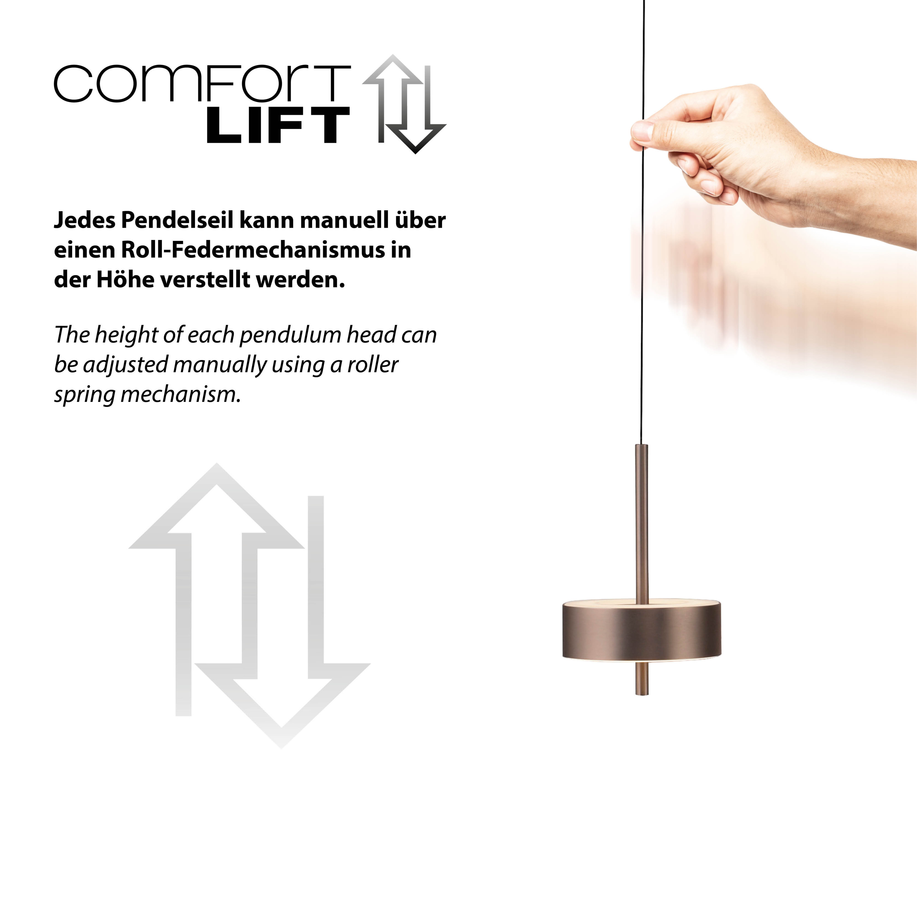 Pendelleuchte Q-ROTATE