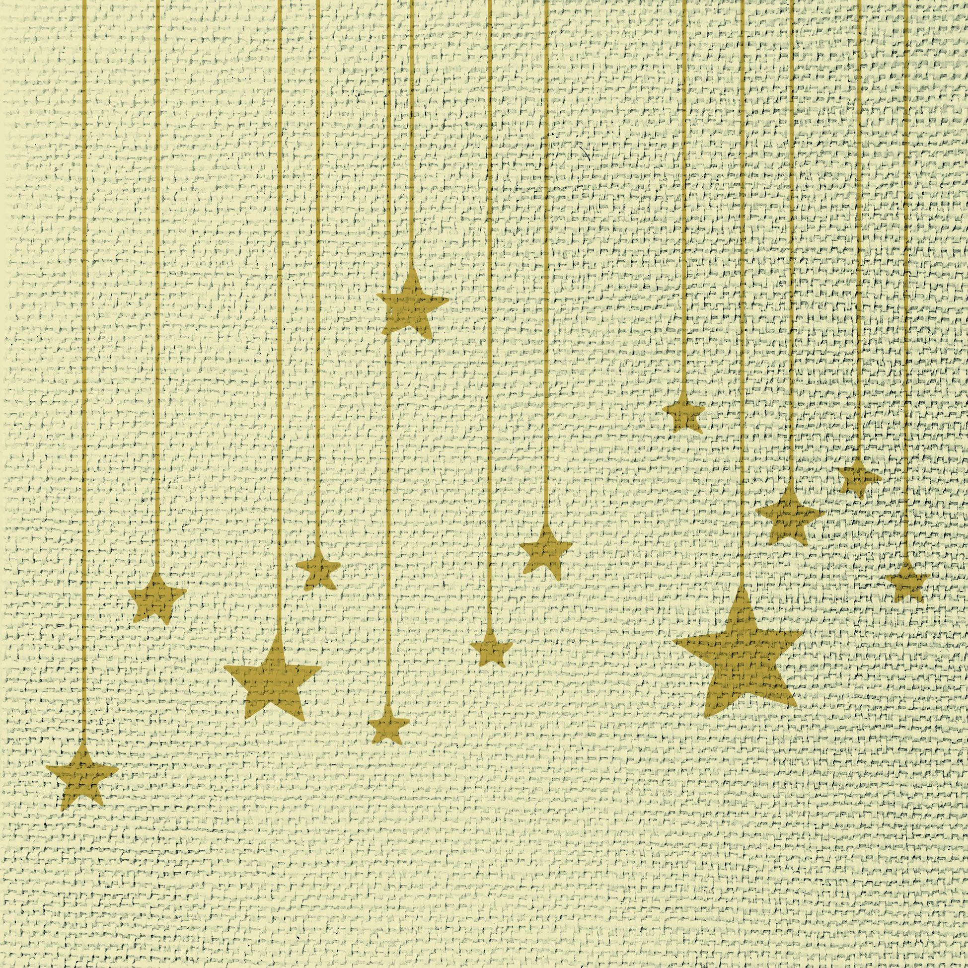 Servietten STARS ON CANVAS