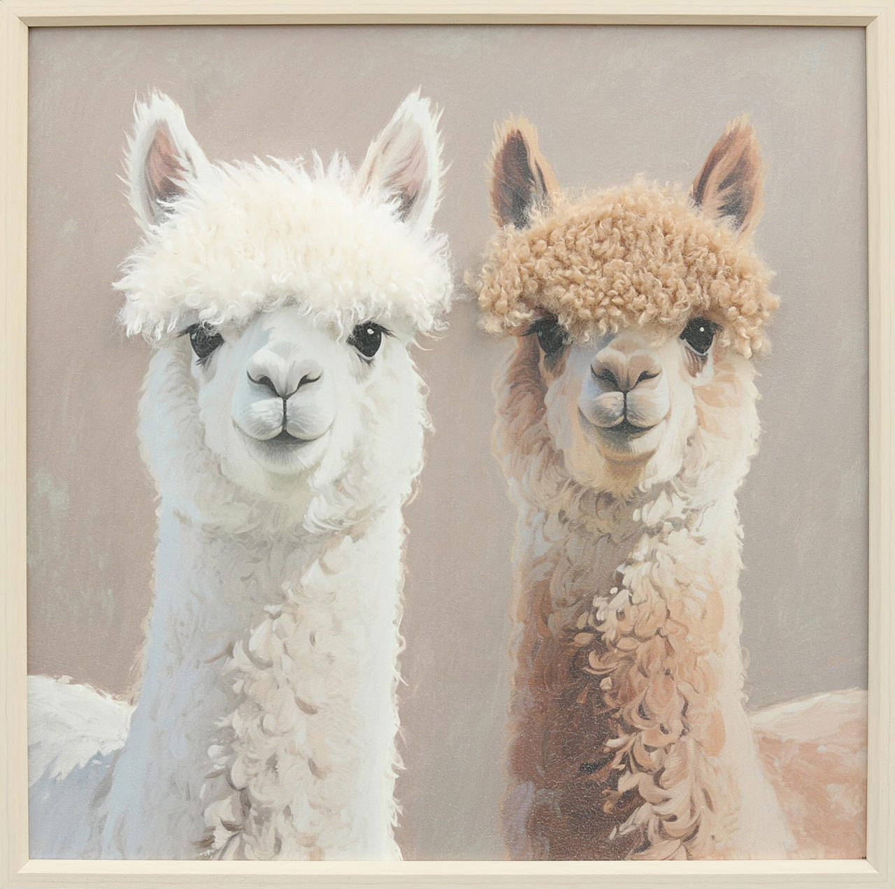 Leinwandbild BEST LAMA BUDDIES