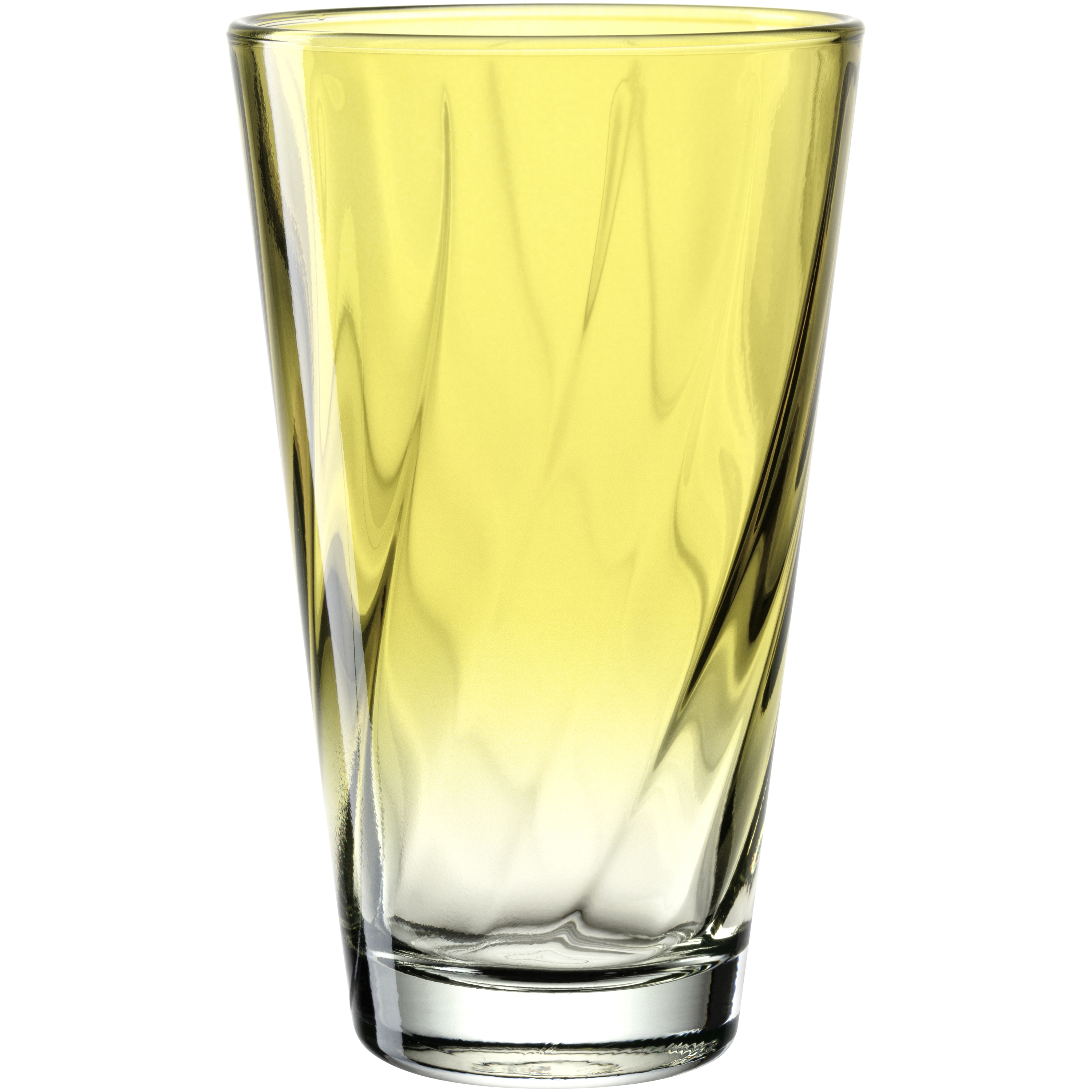 Trinkglas TWIST gelb