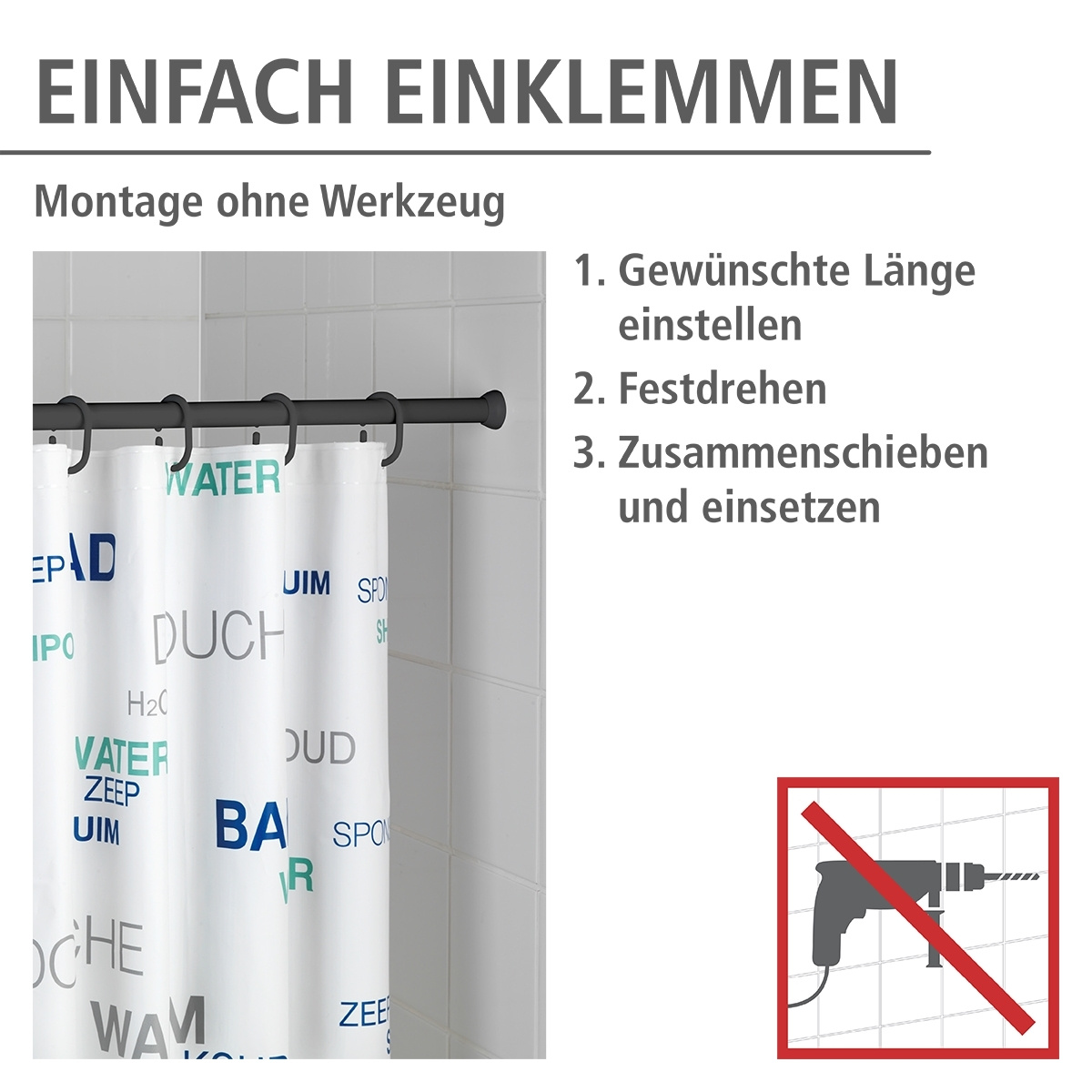 Duschvorhangstange