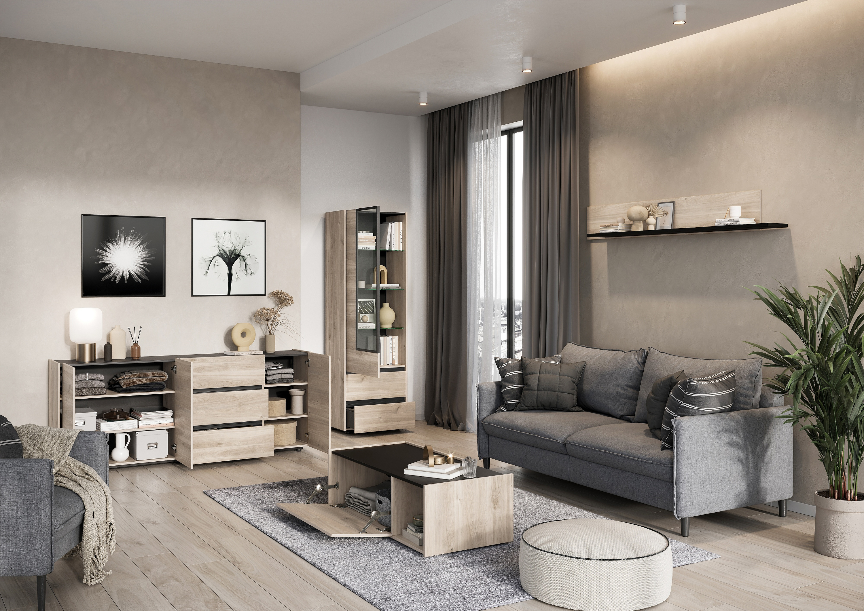 Vitrinenschrank CANTORIA