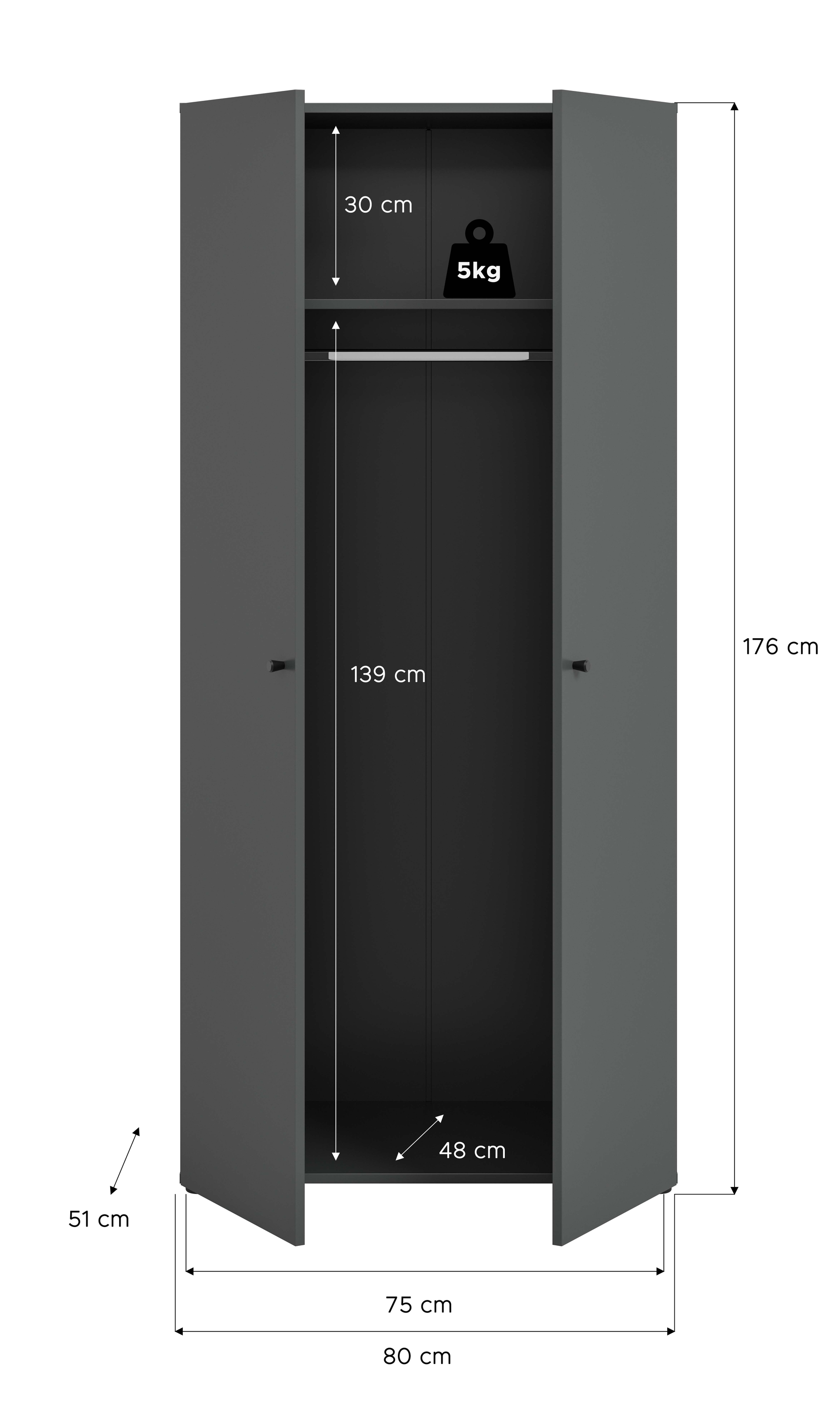 Kleiderschrank DARWIN