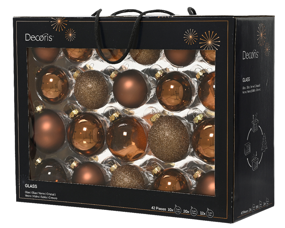 Weihnachtskugel-Box MAXI ESPRESSOBRAUN