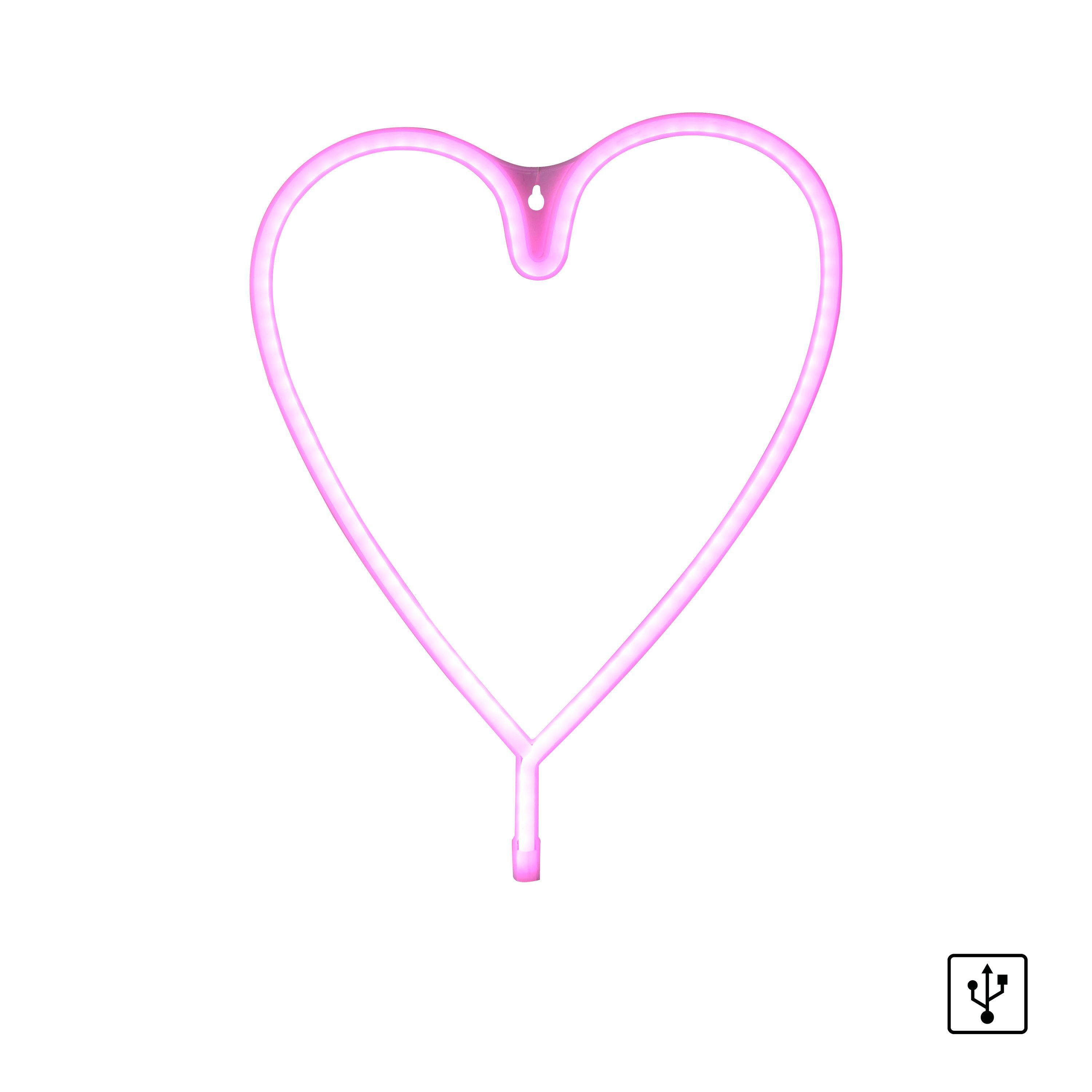 Leuchtobjekt HERZ  LED NEON