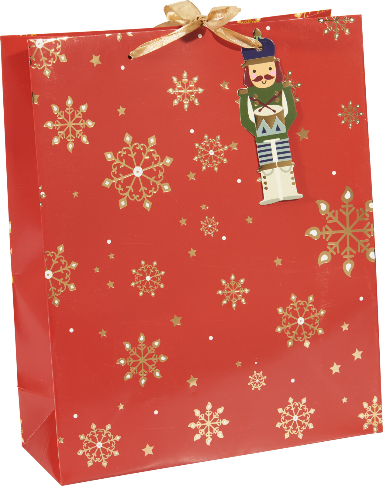 Geschenktasche SCHNEEFLOCKEN
