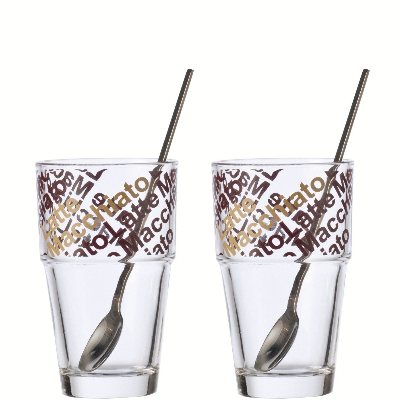 Latte-Macchiato-Glas-Set SOLO