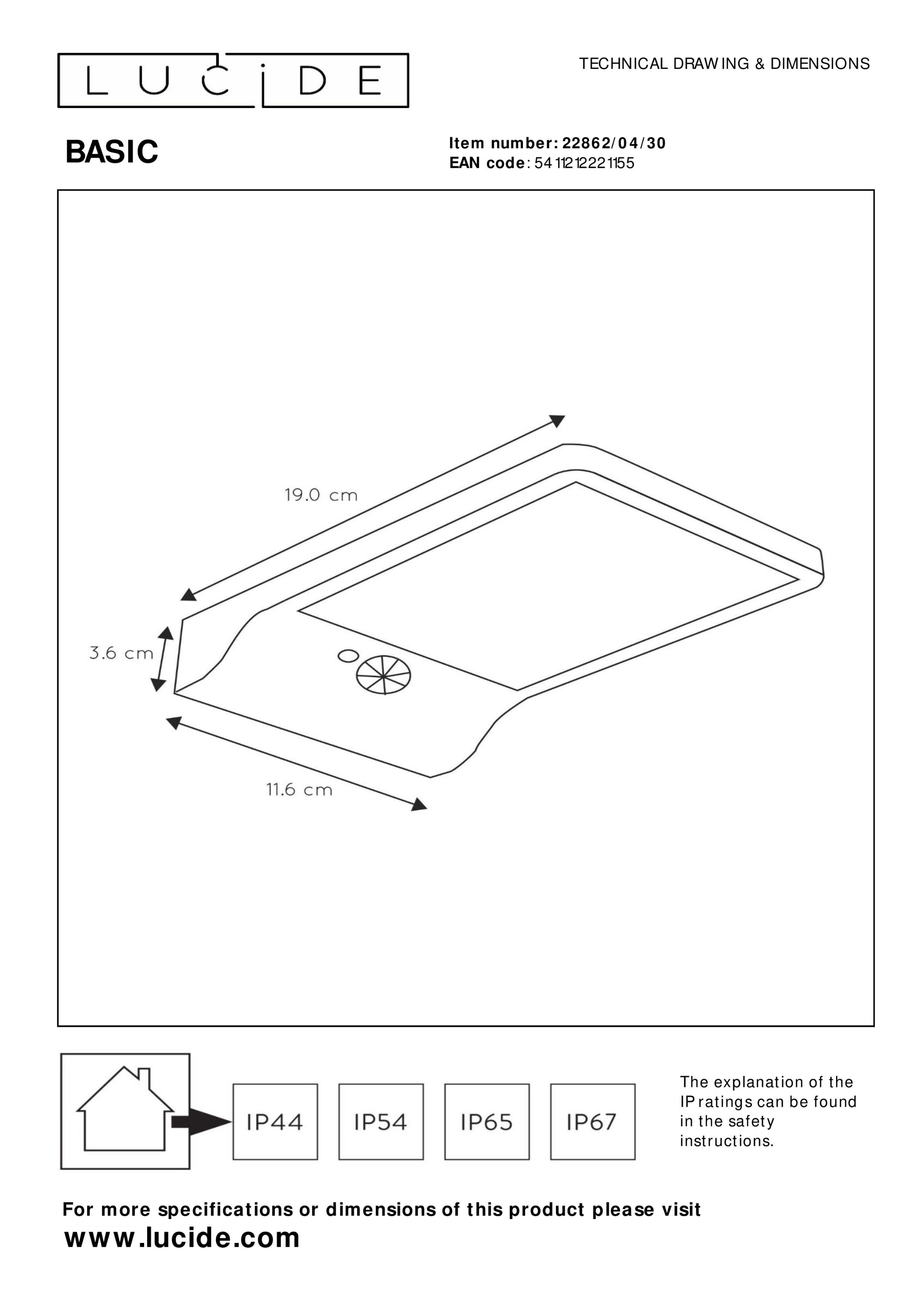 Wandleuchte BASIC