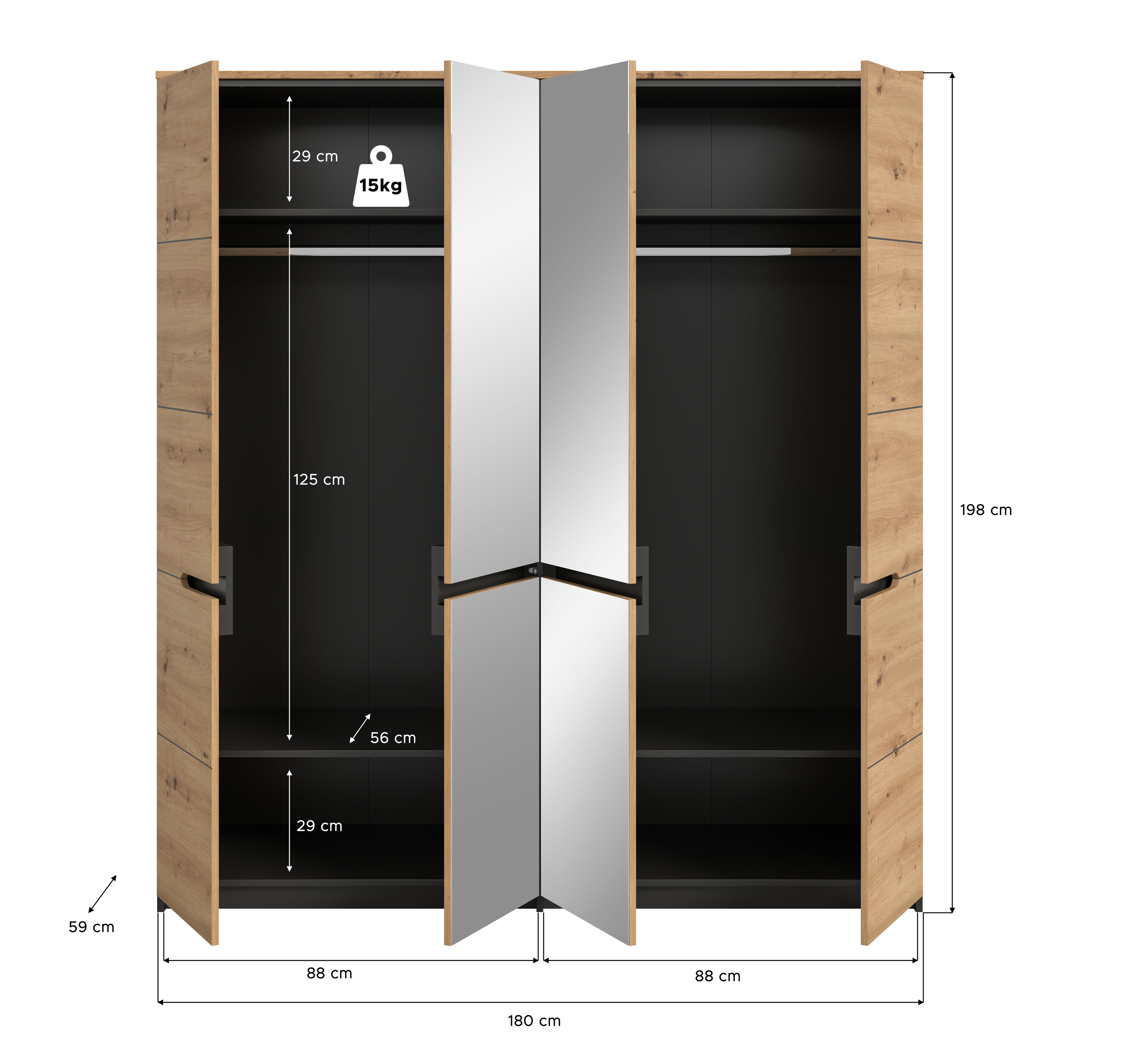Kleiderschrank CANU
