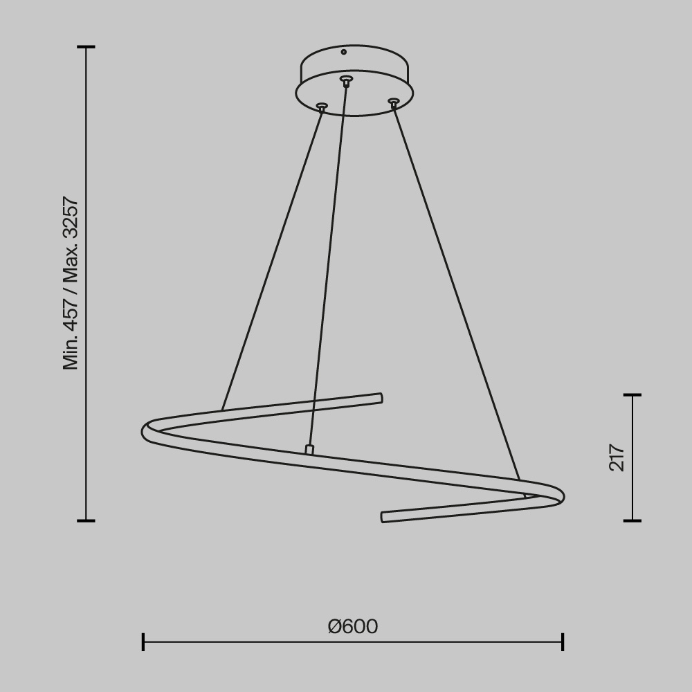 Pendelleuchte CURVE