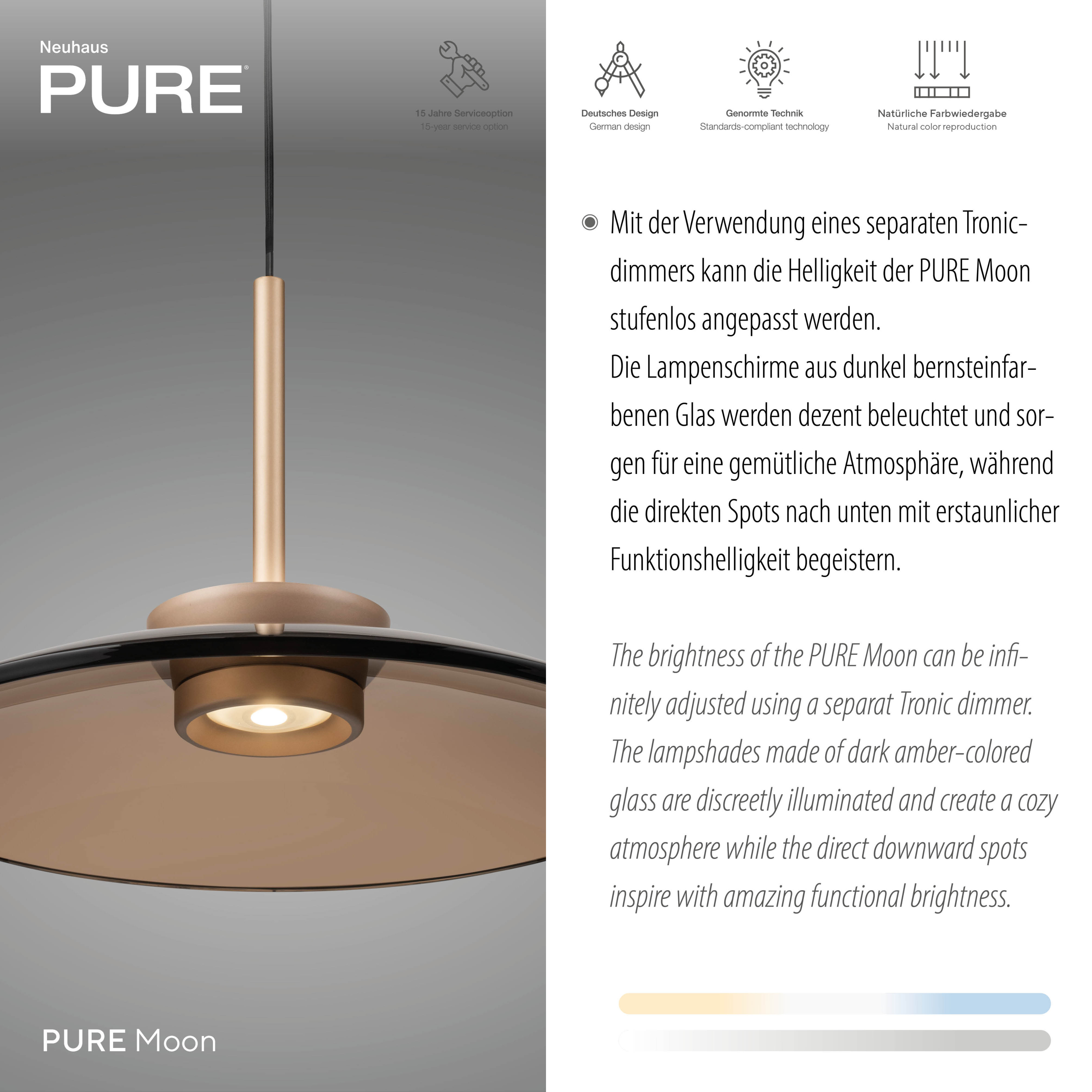 Pendelleuchte PURE MOON