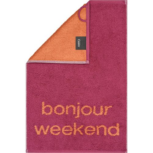 Gästetuch bonjour weekend