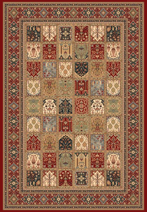 Webteppich DaVINCI rot