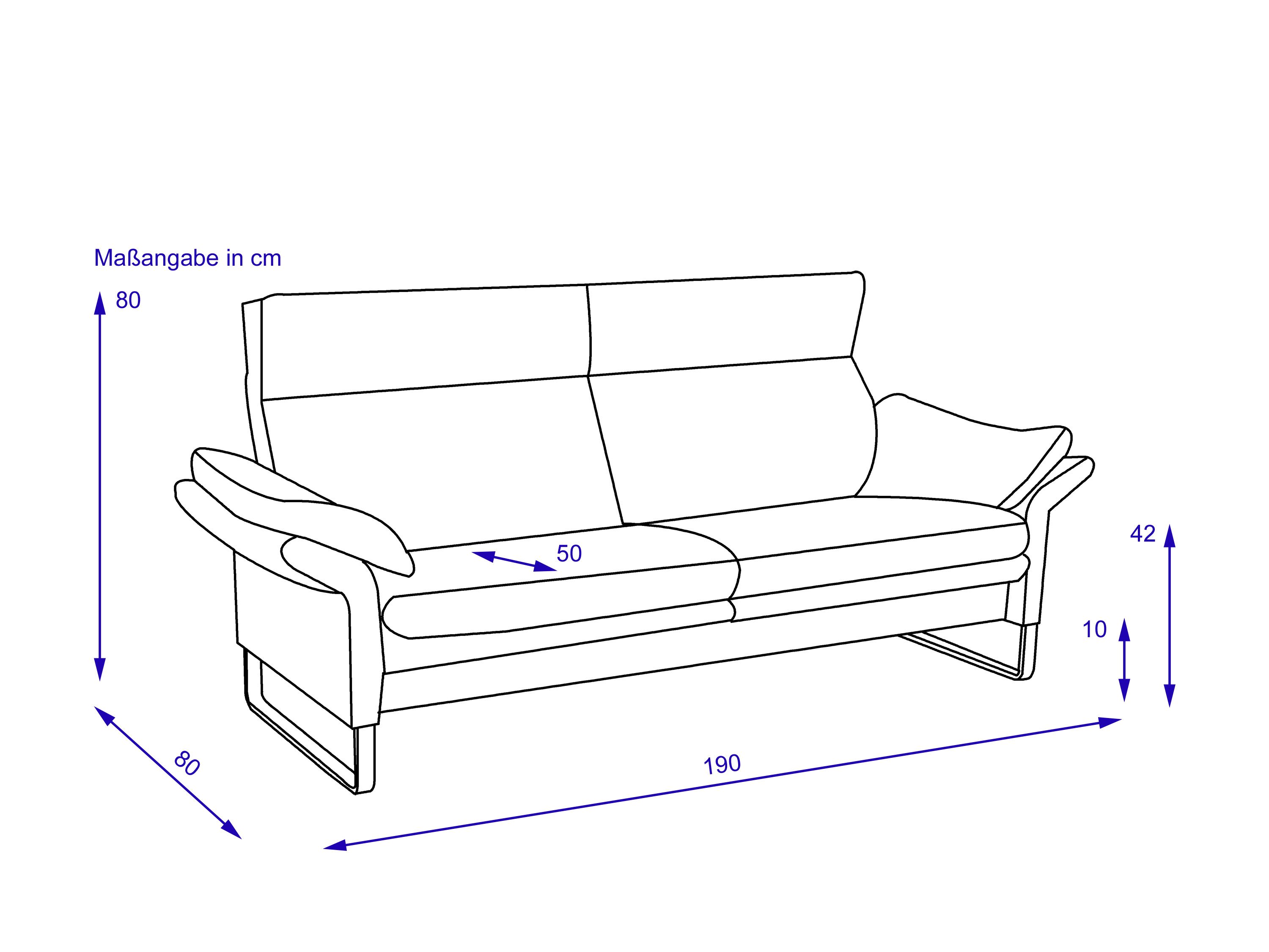 Sofa erpo 2,5-Sitzer LUCCA
