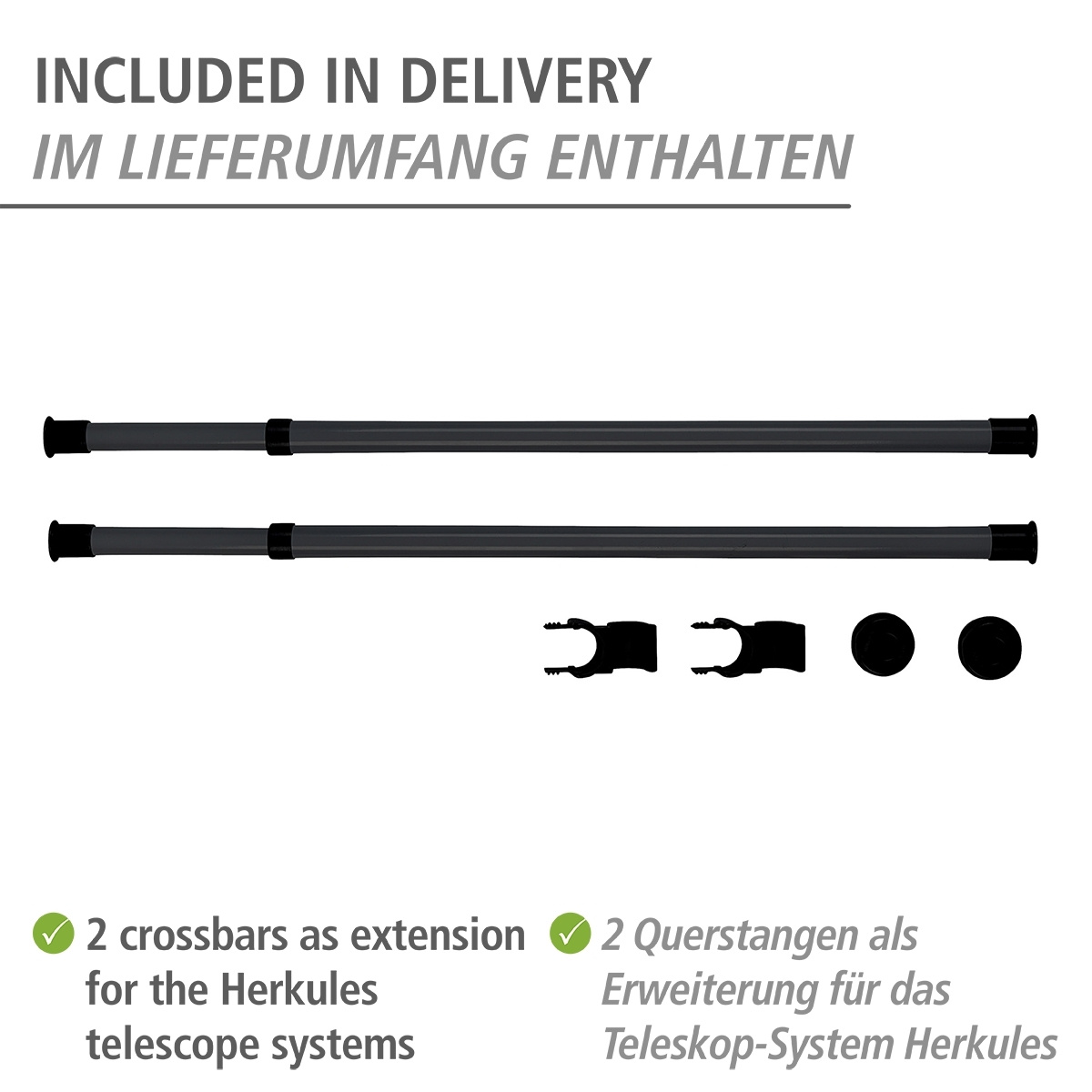 Kleiderstange 2er Set HERKULES
