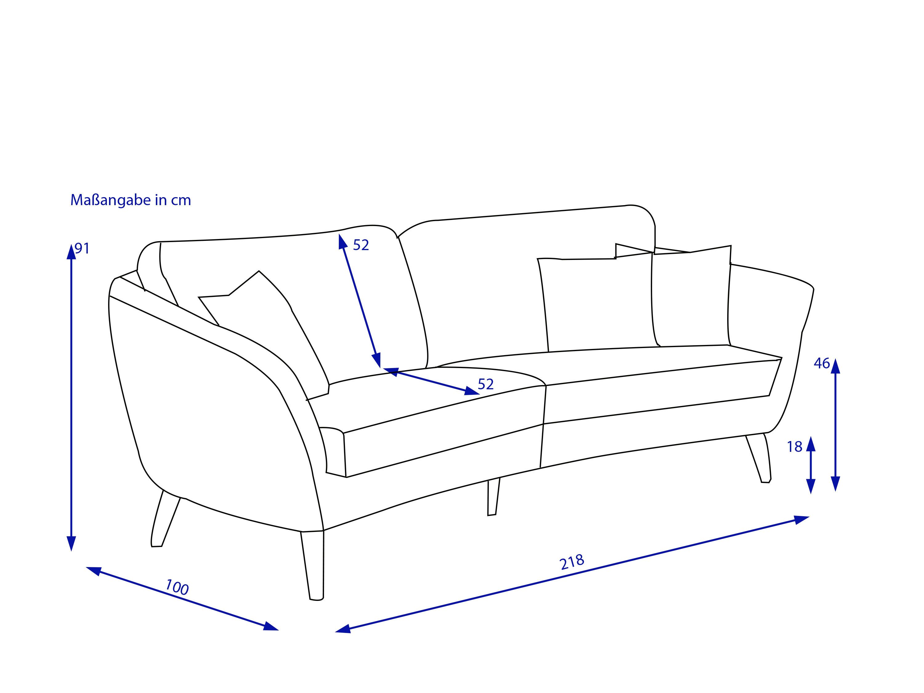 Sofa SANSIBAR FÜNEN