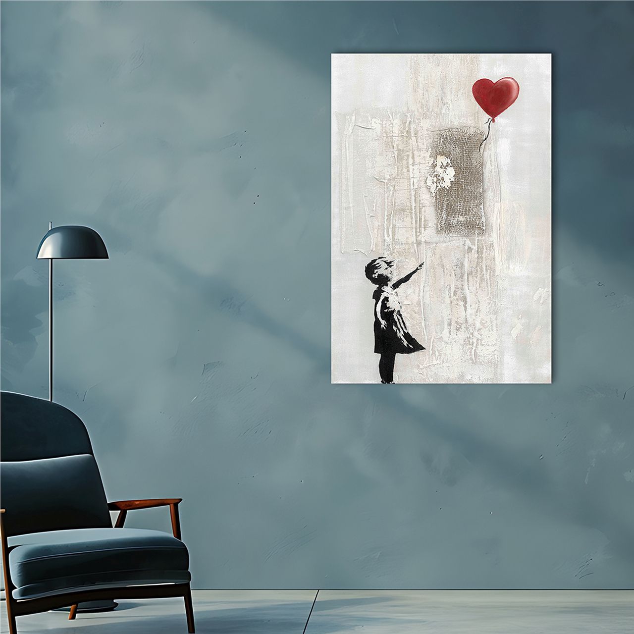 Gemälde LOVE BALLOON GIRL